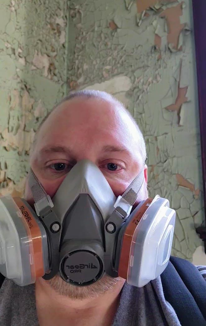 AirGearPro G-500 Reusable Respirator Mask with A1P2 Vapor & Dust Filters customer photo 1
