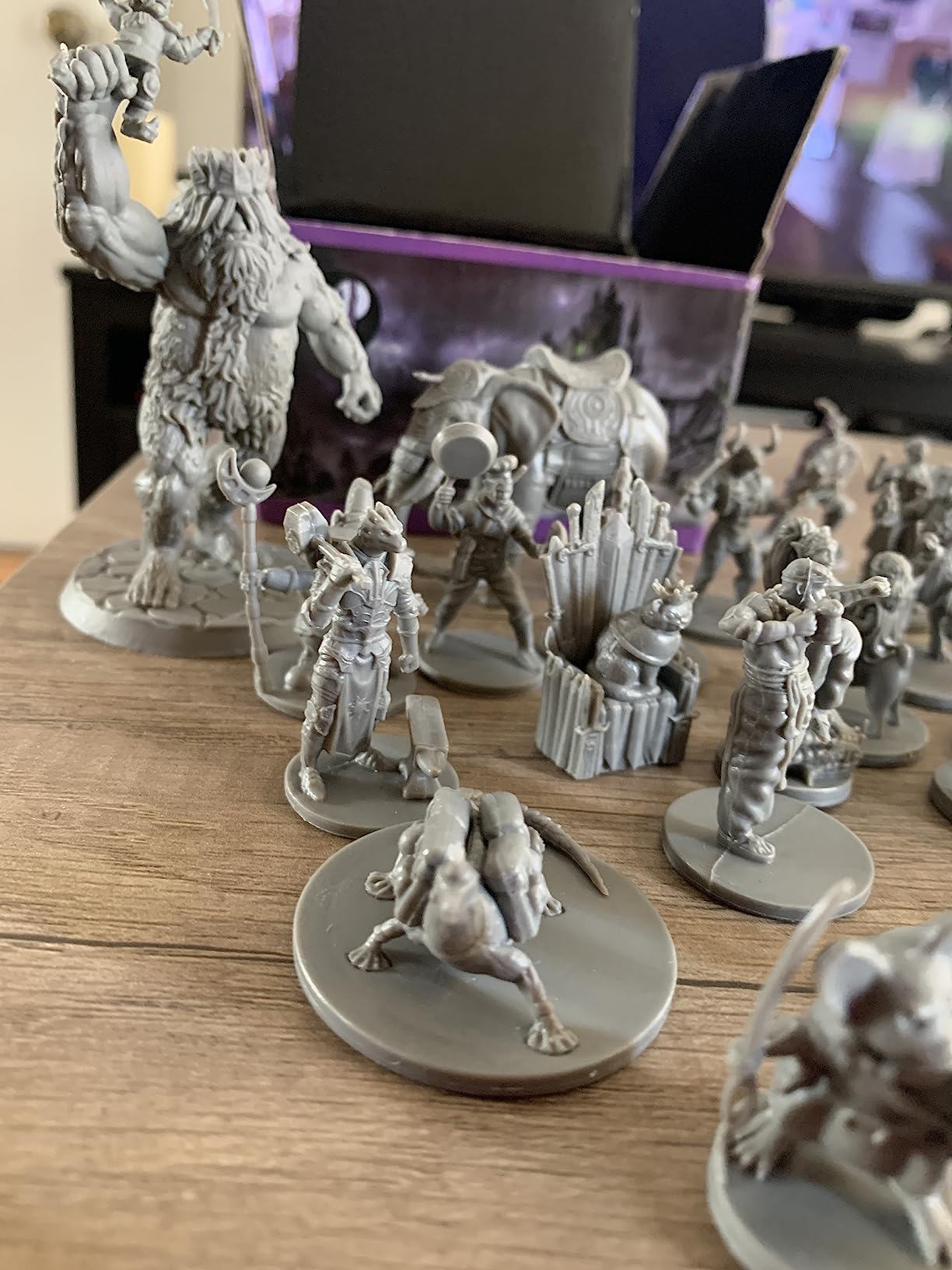 Heroes, NPC Animal Companions & Troll King for DND Miniatures Bulk 28mm-32mm Unpainted customer photo 1