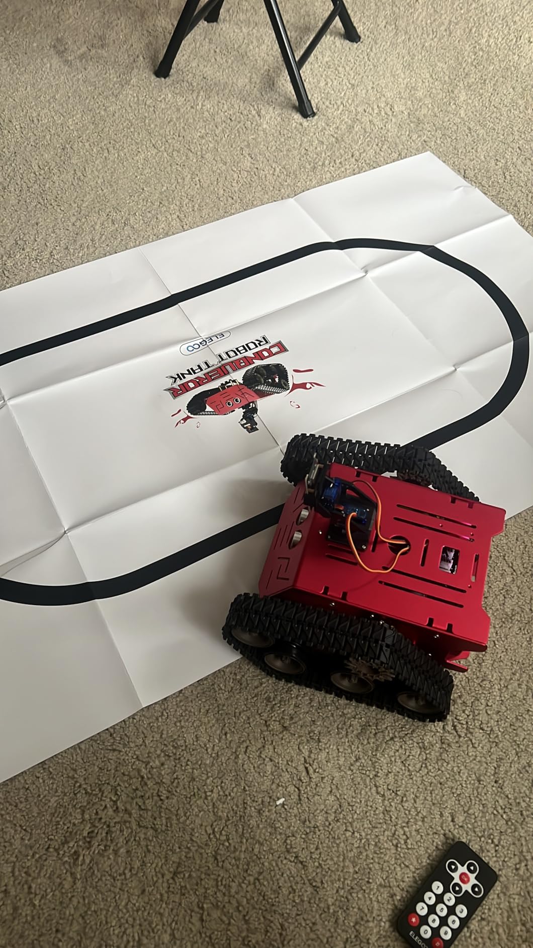 ELEGOO Conqueror Robot Tank Kit with UNO R3, Compatible with Arduino | WiFi FPV Camera, Obstacle Avoidance, Line Tracking customer photo 1