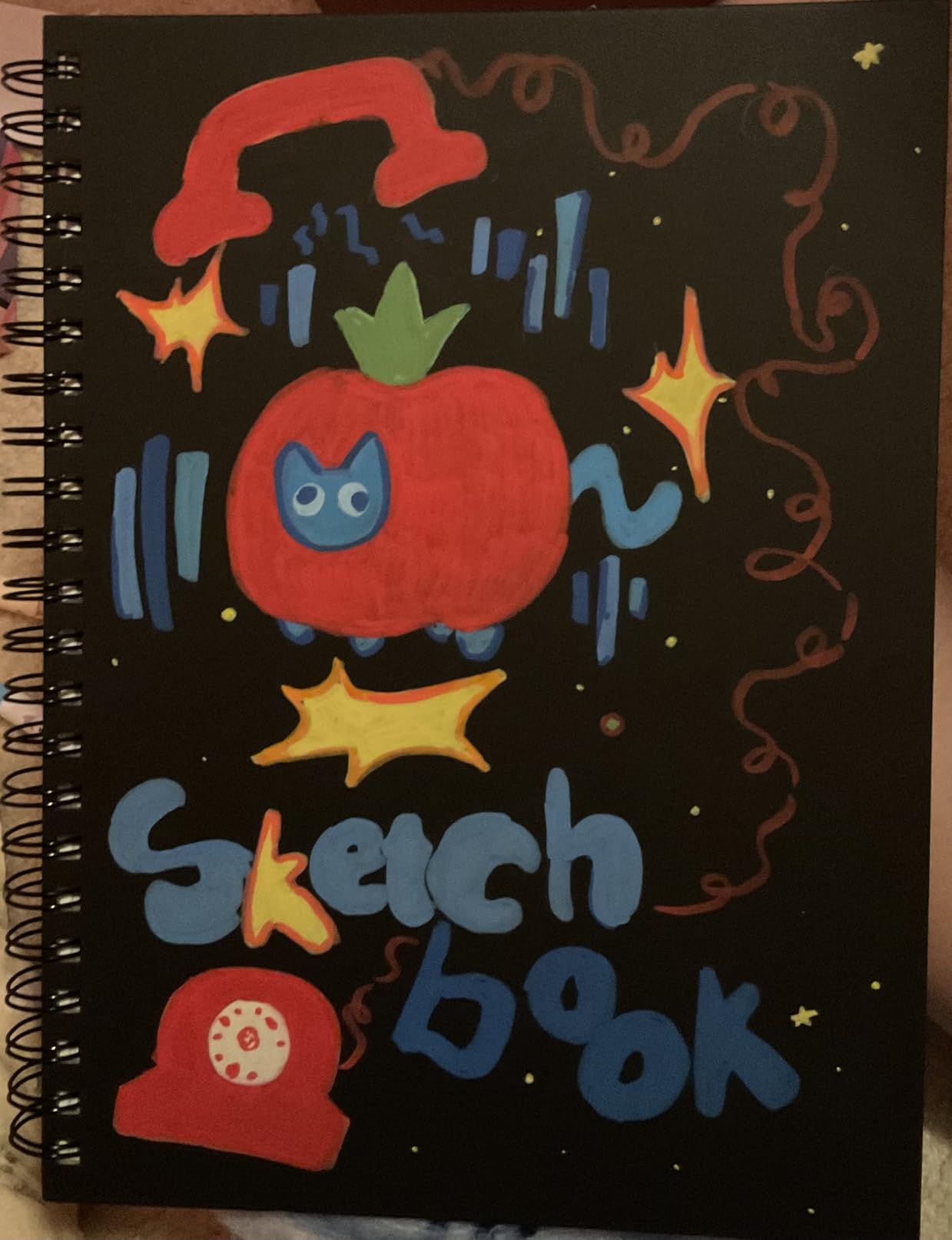 Artist's Sketchbook Hardcover - 200GSM Very Thick Paper - Large, Spiral Sketch Book for Drawing and Mixed Media - Sketch Pad, Art Book - 8.25 x 11.4, 40 Sheets / 80 Pages customer photo 2