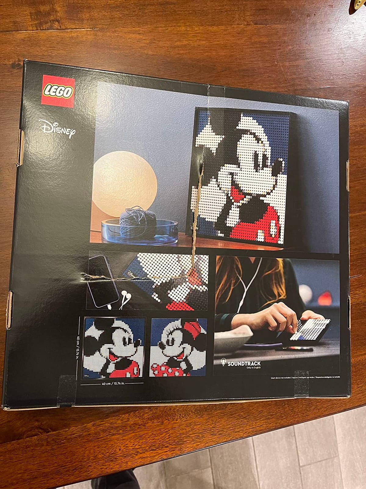 LEGO Art Disney's Mickey Mouse 31202 Craft Building Kit; A Wall Decor Set for Adults Who Love Creative Hobbies, New 2021 (2,658 Pieces) customer photo 1