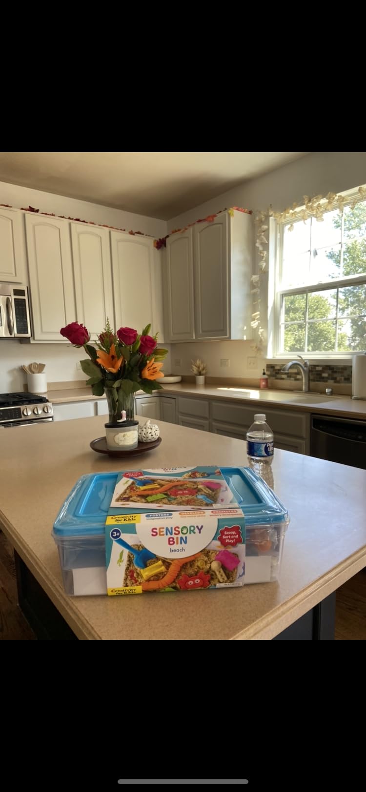 Creativity for Kids Sensory Bin: Outer Space Toys - Preschool and Toddler Sensory Toys, Kids Gifts for Boys and Girls Ages 3-5+, 10.25 x 14.5 x 4.75 inches customer photo 2