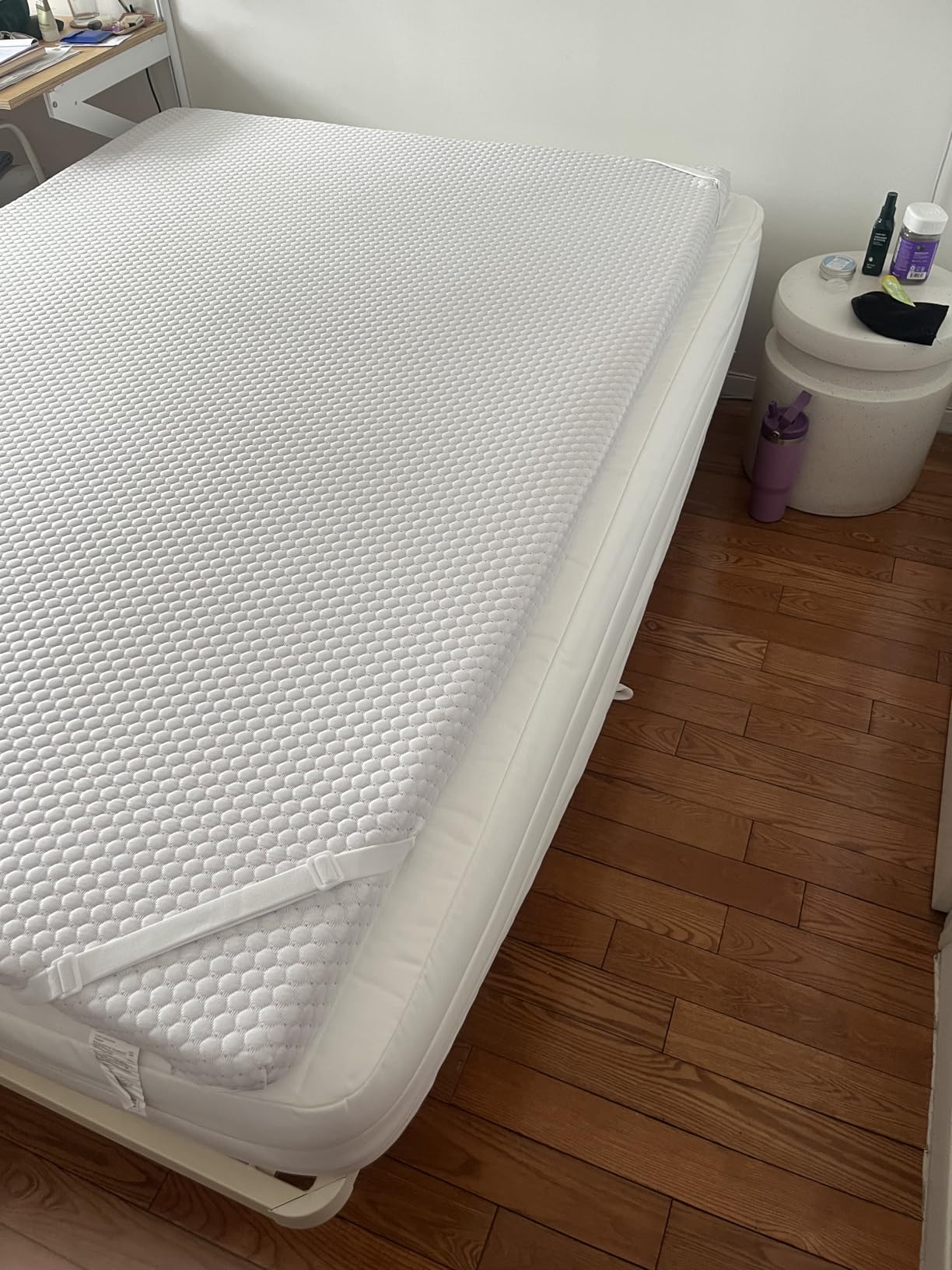 PERLECARE Queen 3 Inch Gel Memory Foam Mattress Topper with Cover customer photo 1