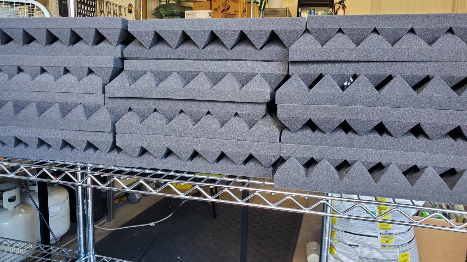 24 Pack 2” Thick Pyramid Acoustic Foam, Sound Proof Foam Panels for Walls customer photo 2