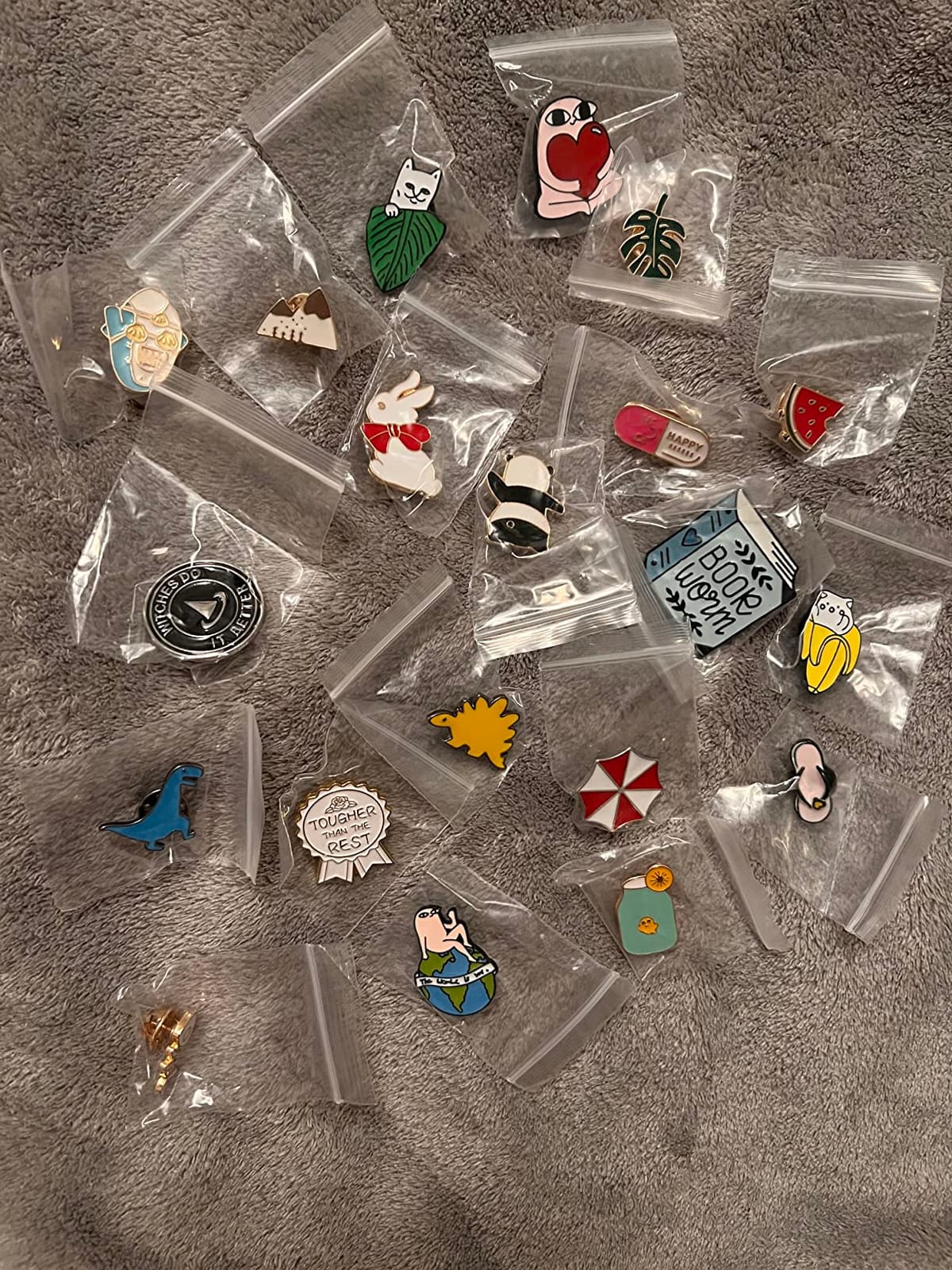 20 PCS Mixed Enamel Brooch Pins Bulk Set - Decoration Lapel Pin customer photo 1