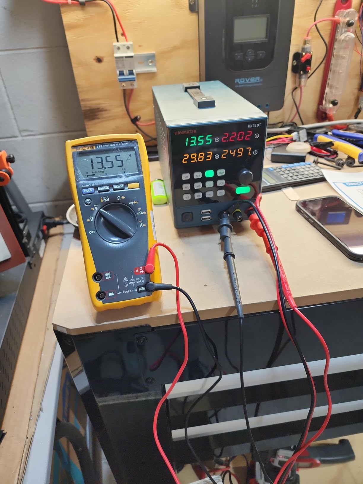 Programmable DC Power Supply (0-30 V 0-10 A) HM310T High Precision 4-Digit Voltage Current Power Time Display Variable Switching Digital Power Supply with PC Software and USB Interface customer photo 2