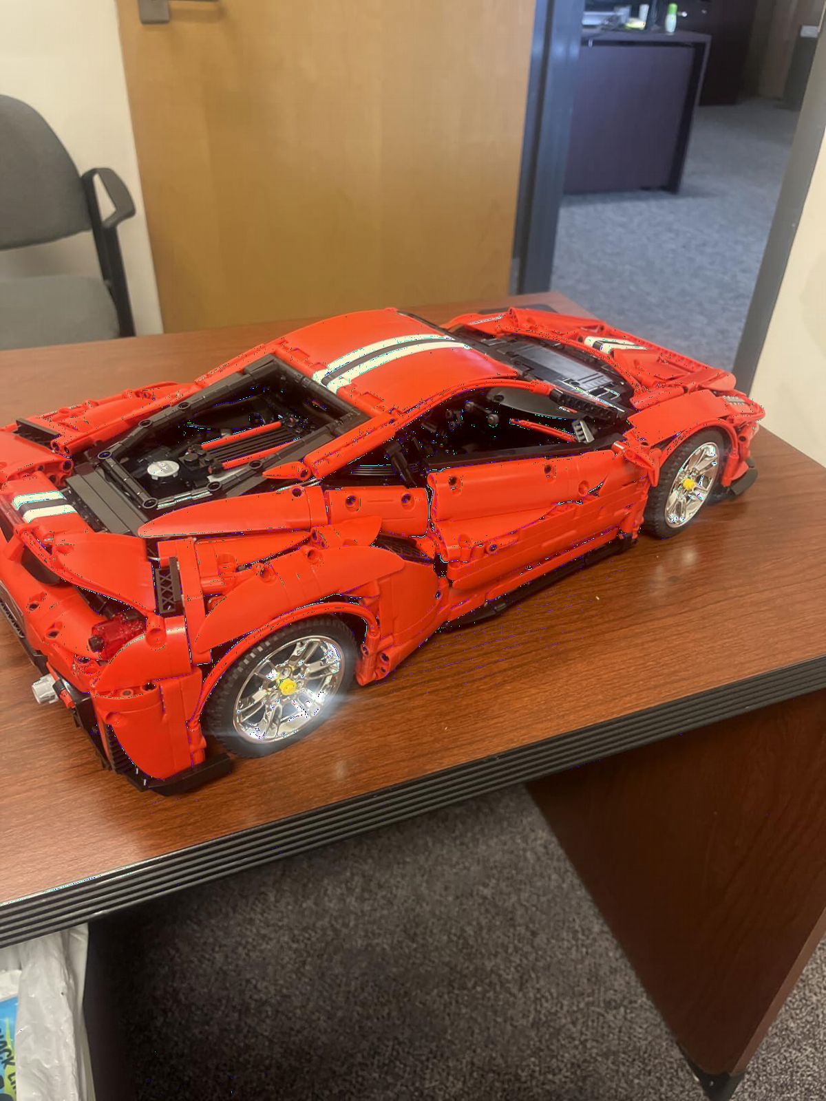 Master C61042W Super Car Building Kit, MOC Remote Control Car, 1:8 RC Collectible Scale Model Technique Car Blocks Set for Adults (3187 PCS) customer photo 1