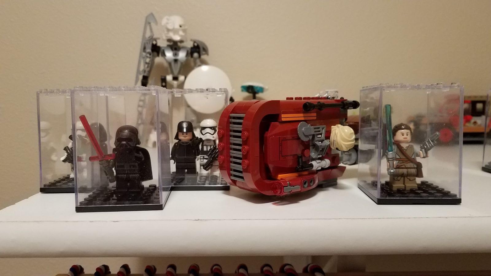 Minifigures Display Case, Acrylic Building Block Display Box (12PCS) customer photo 1