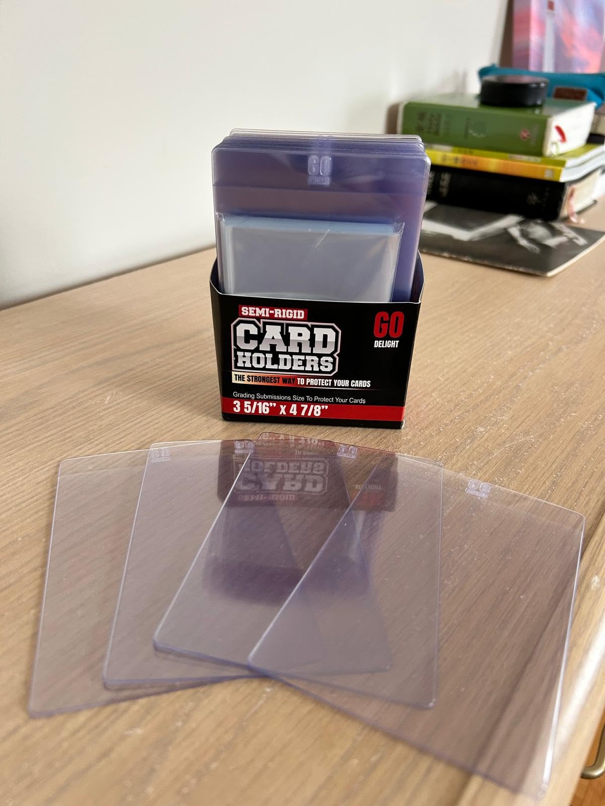 Semi Rigid Card Holders & Sleeves for PSA, CGC, BGS & TAG Trading Card Grading Submission customer photo 2