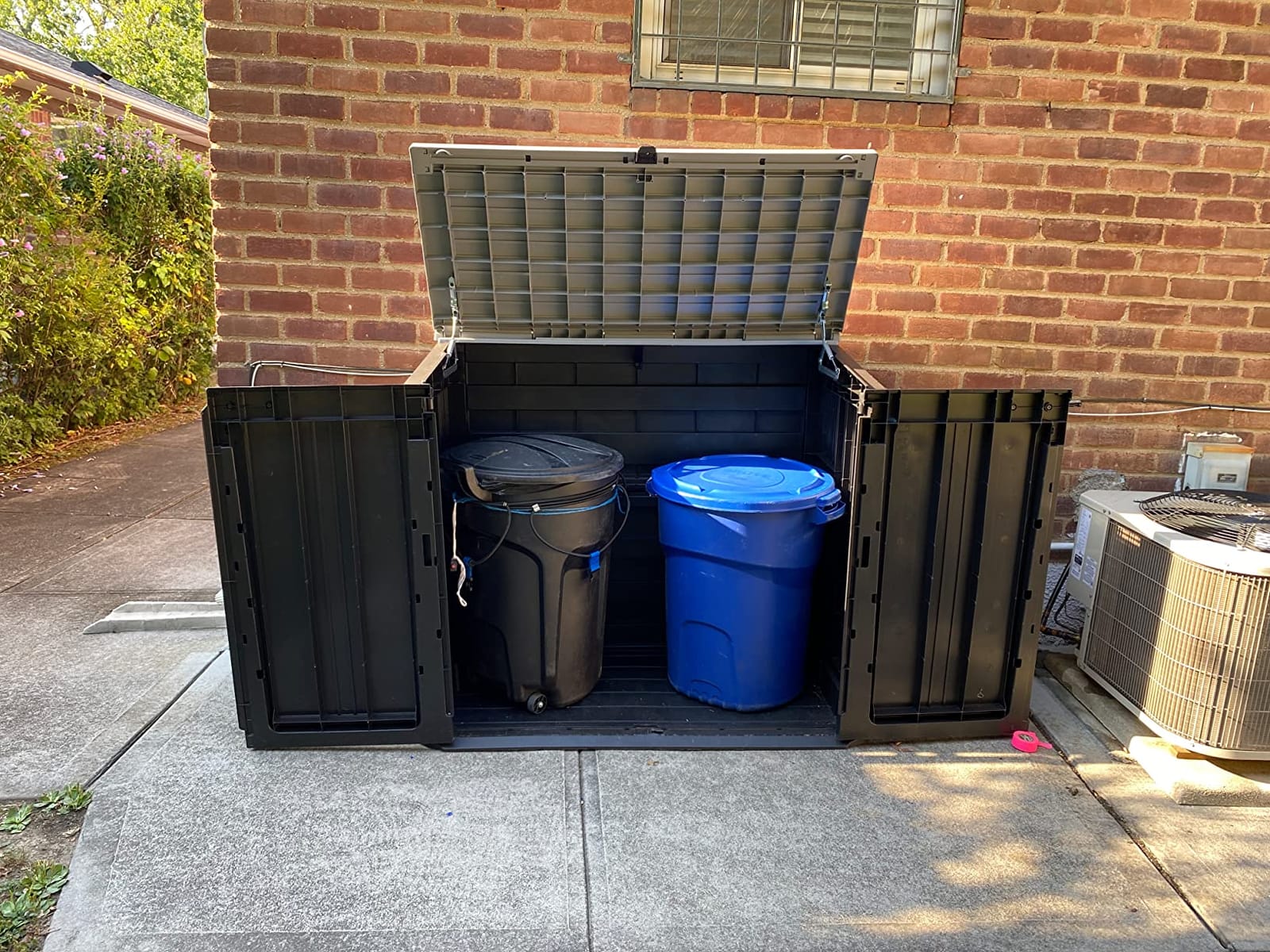 Keter Store-It-Out Prime 4.3 x 3.7 ft. Outdoor Resin Storage Shed with Easy Lift Hinges, Perfect for Yard Tools, Pool Floats and Garden Accessories, Black customer photo 1