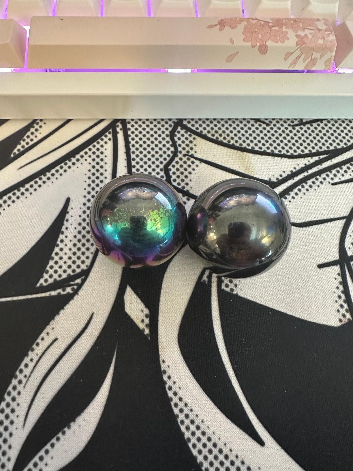 Speks Supers Magnetic Balls Fidget Toy for Adults and Teens 14+ | Stress Relief, Desk Toy | Stocking Stuffers & Office Holiday Gifts | Gunmetal 6 Pack customer photo 2