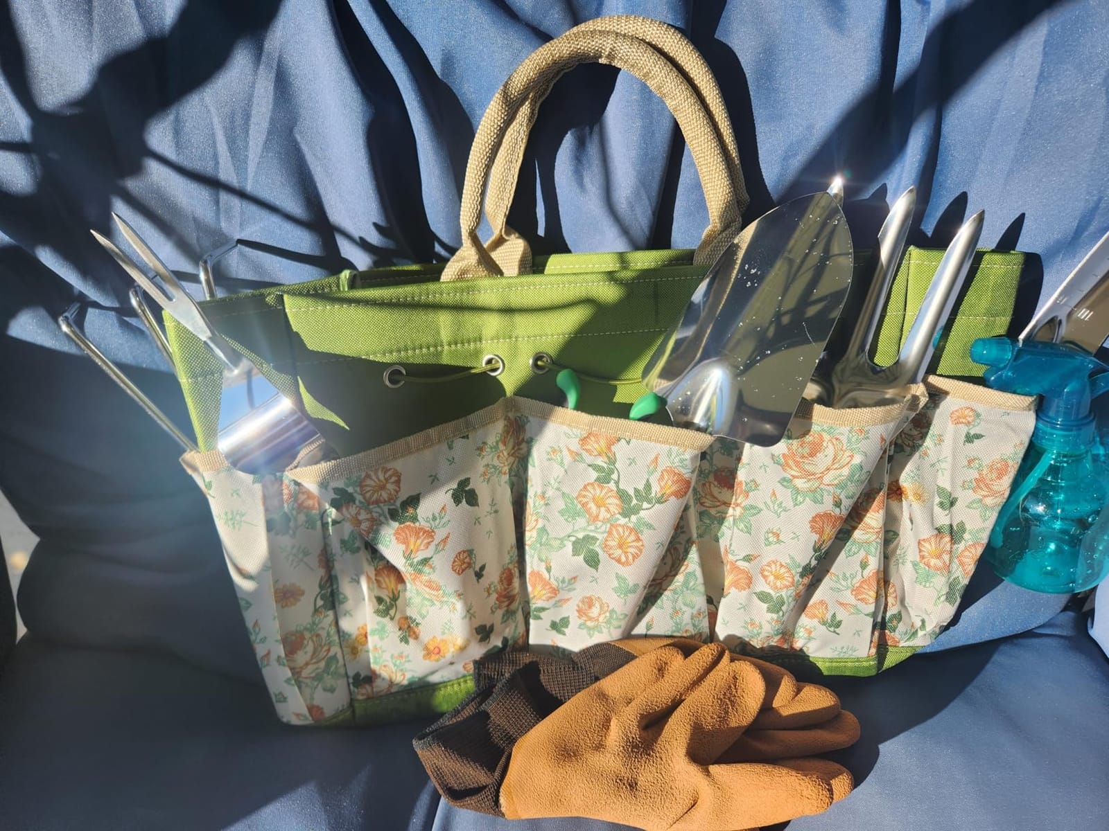 Grenebo Heavy Duty Gardening Tools with Handbag, Gardening Gifts for Women customer photo 2