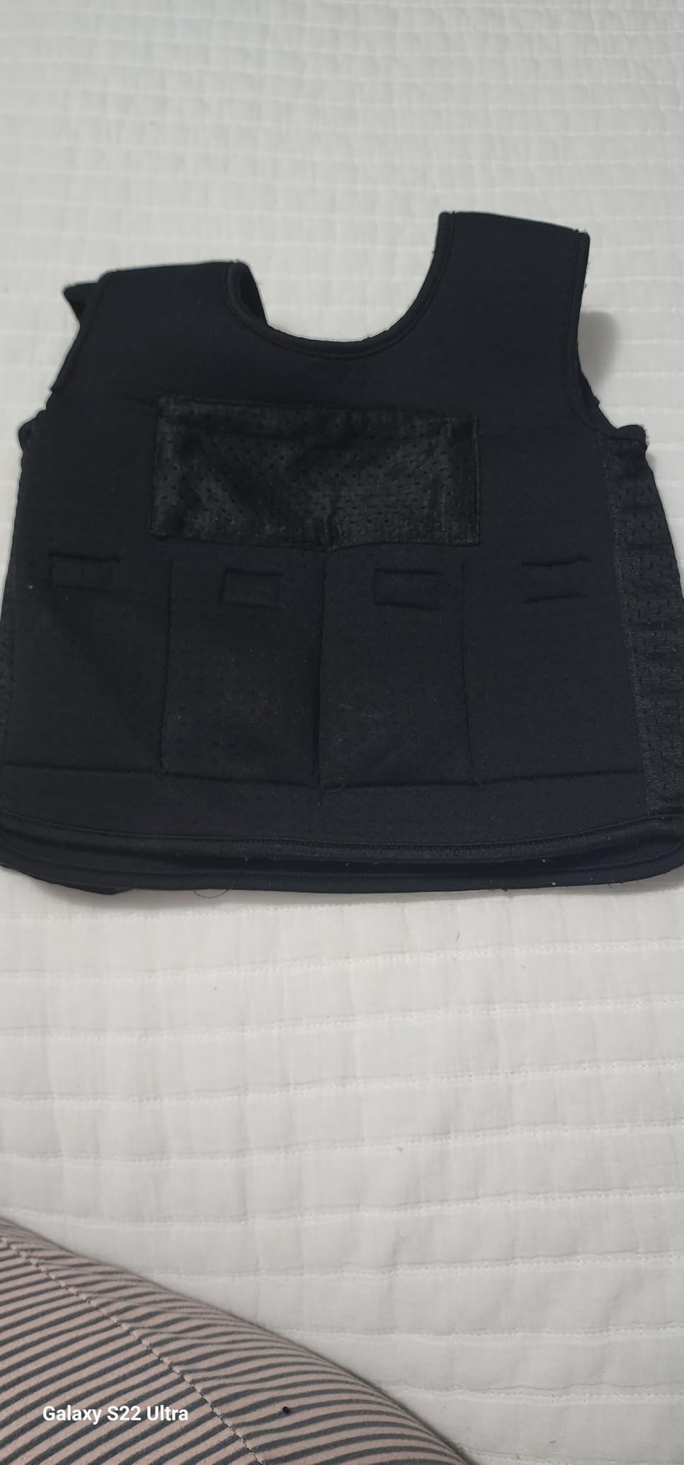 Weighted Vest for Kids (Ages 10+, Large) - Fully Adjustable Sensory Compression Vest for Children with Autism, ADHD, SPD - Includes 3lb Removable Weights Black customer photo 1