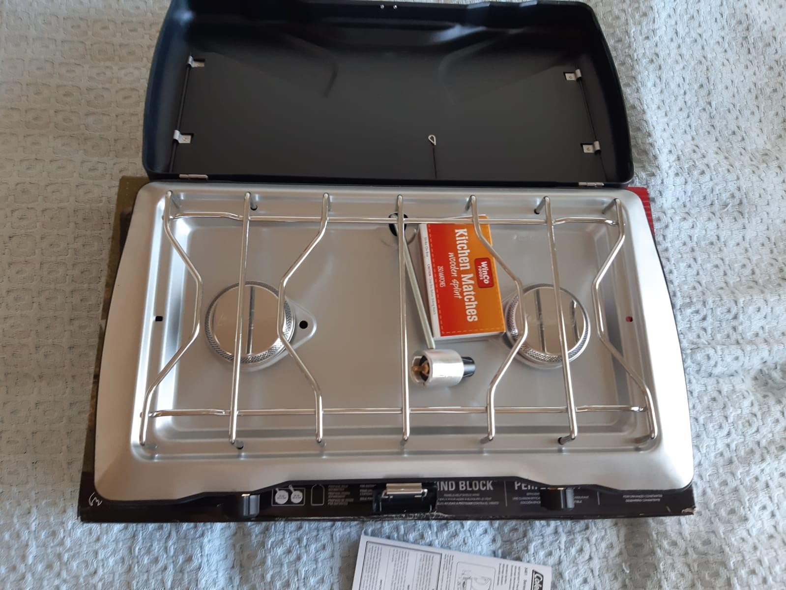 Coleman Triton 2-Burner Propane Stove, Portable Camping Cooktop with 2 Adjustable Burners & Wind Guards, 22,000 BTUs of Power for Camping, Tailgating, Grilling, BBQ, & More customer photo 2