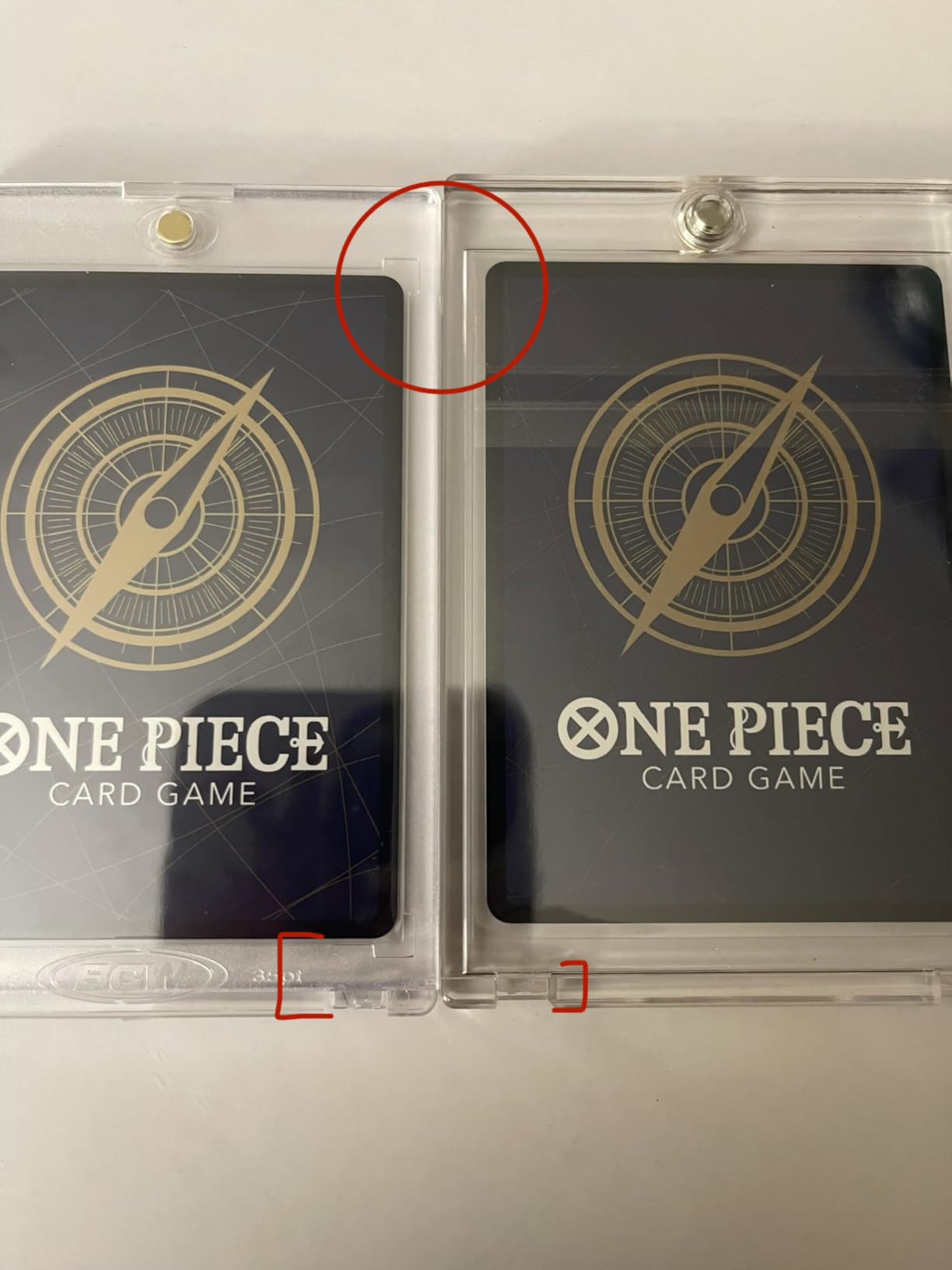 5-Count Pro-Mold 35pt. Magnetic One-Touch Card Holders Holds Sleeved Card MH35S customer photo 1