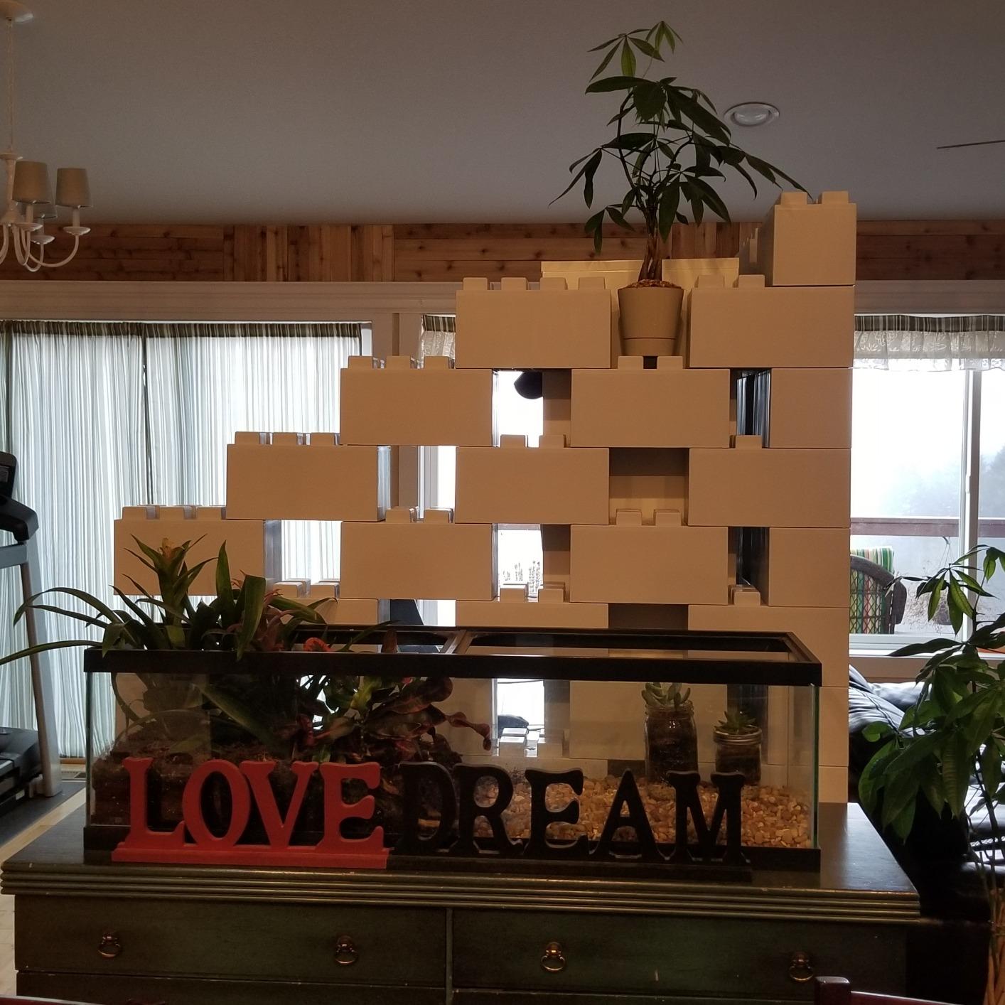 EverBlock 12' x 6' Full Size Plastic Modular Bulk Pack | Giant Building Blocks | Easy to Connect & Reuse | Indoor & Outdoor Use | Build Displays & Structures | Dark Gray customer photo 2