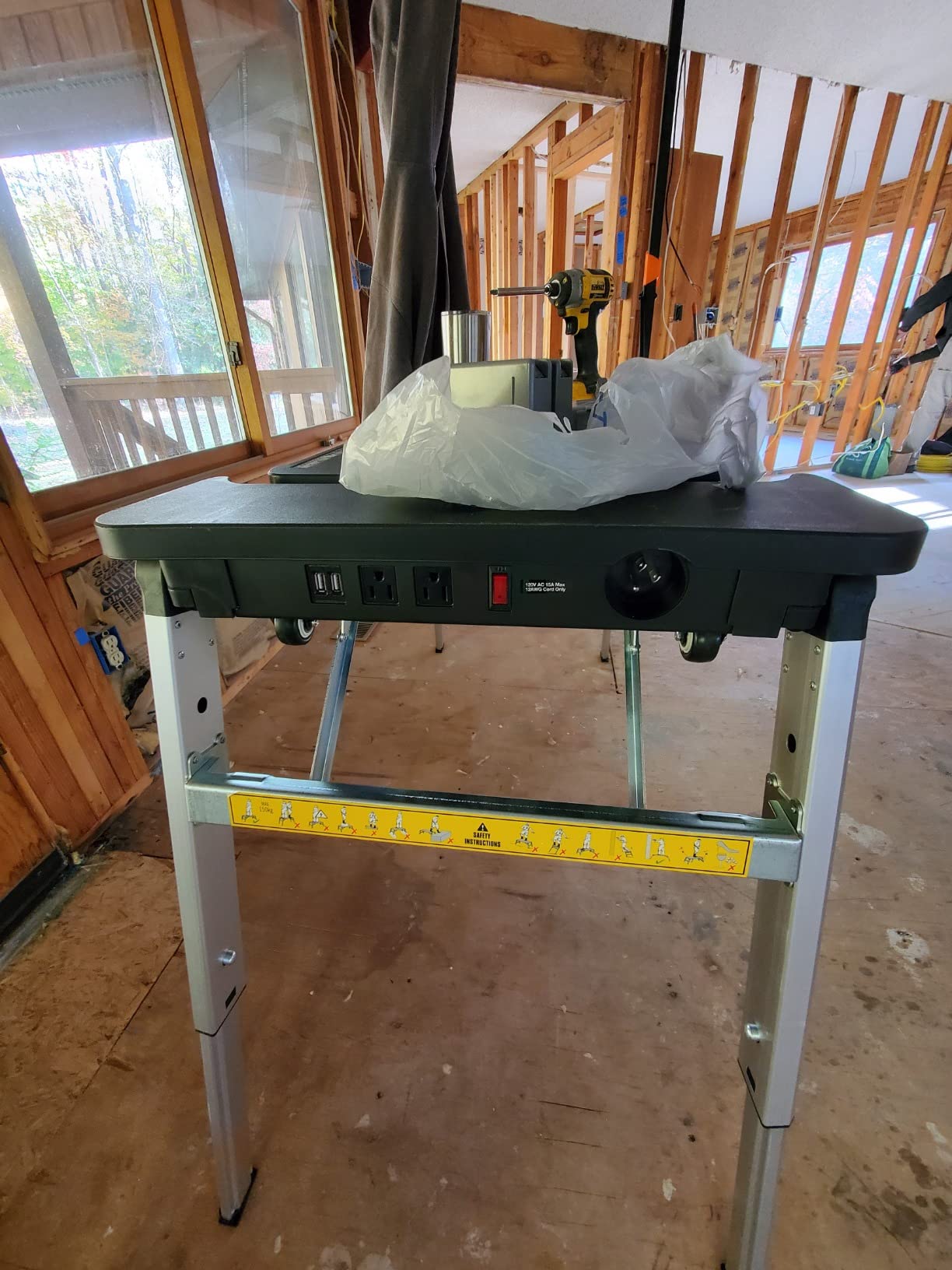 TLGREEN 7in1 Multifunctional Portable Workbench,Worktable with Poweroutlet customer photo 1