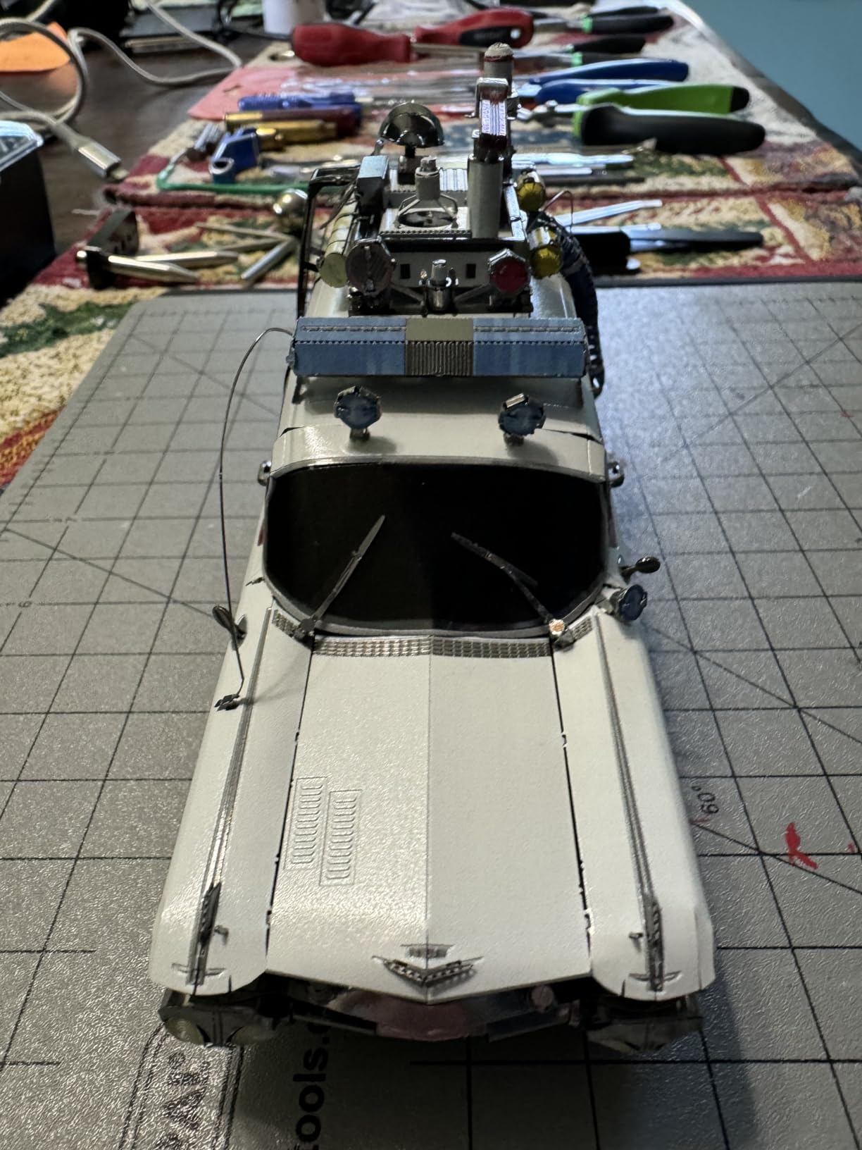 Metal Earth Fascinations Premium Series Ecto-1 Ghostbusters 3D Metal Model Kit customer photo 2