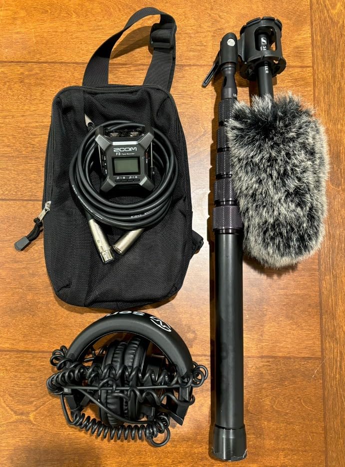 Zoom F3 Professional Field Recorder for Filmmakers & Musicians | Clip-Free Audio with 32-Bit Float, Dual A/D Converters, 2 Locking XLR/TRS Inputs, Battery Powered, Wireless Control customer photo 2