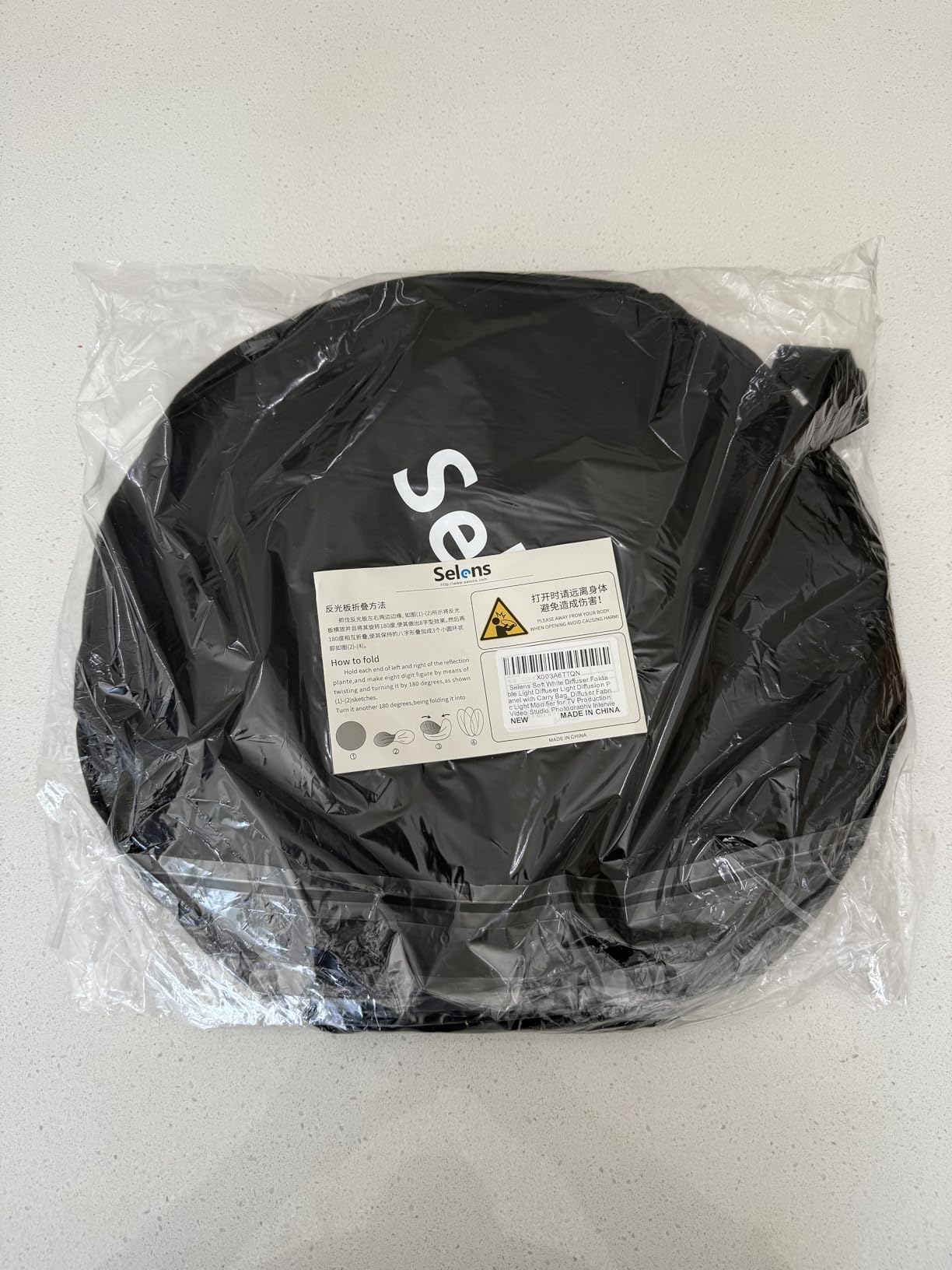 Selens Soft White Diffuser Foldable Light Diffuser Light Diffusion Panel - 31x47in with Carry Bag customer photo 2