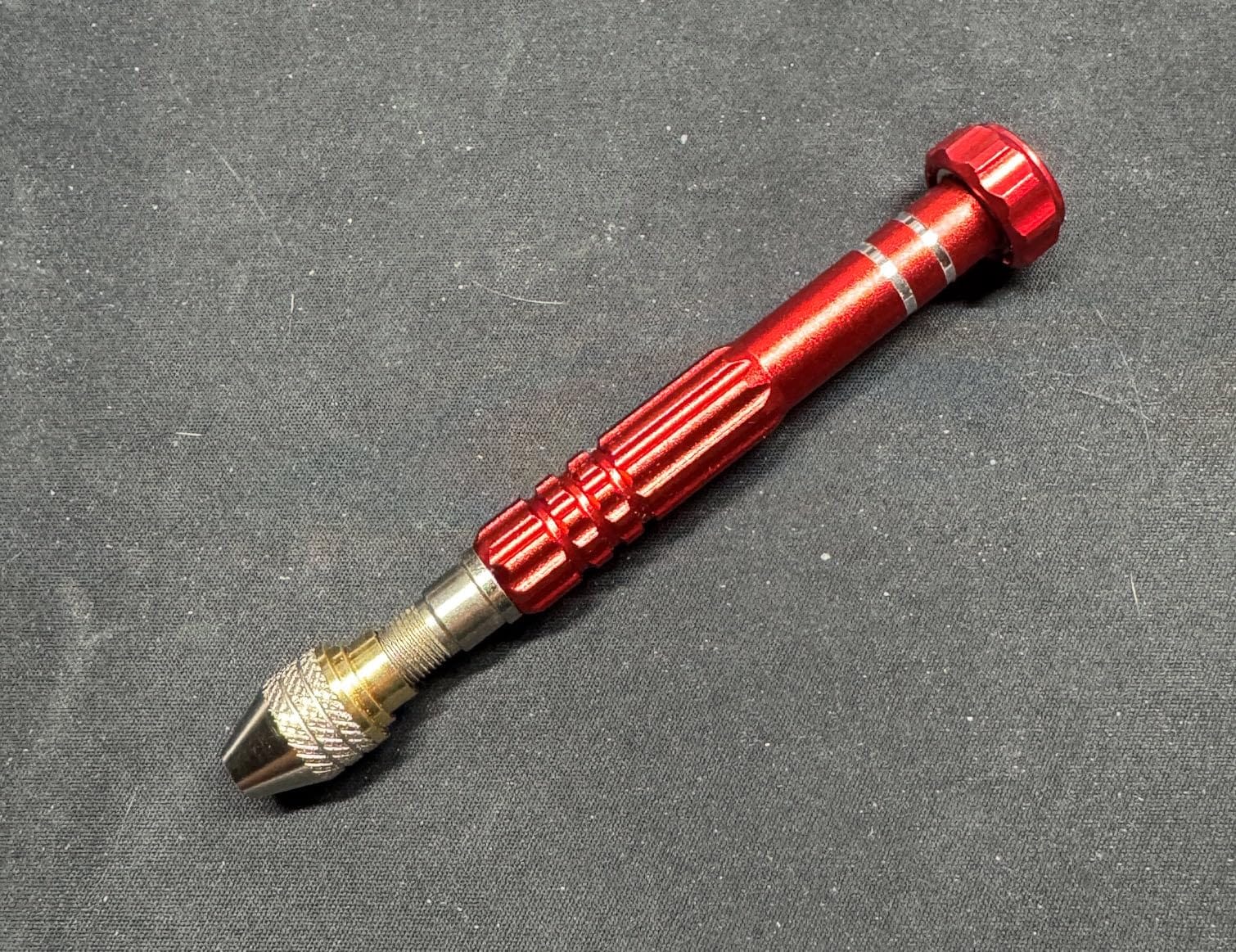 Larcele Pin Vise Drill, 3 Jaw Chuck Capacity 0 to 1/8 inch customer photo 1