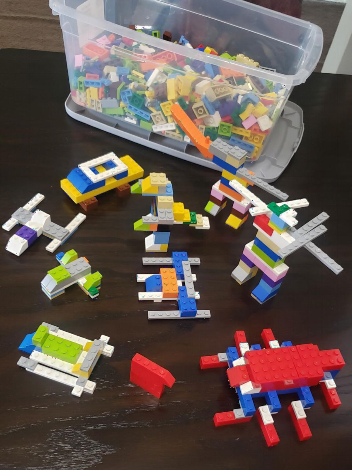HUIZDQ 1500 Pieces Building Bricks, Classic Bulk Small Blocks | Classic Bricks Set Basic Building Blocks Compatible with All Major Brands customer photo 2