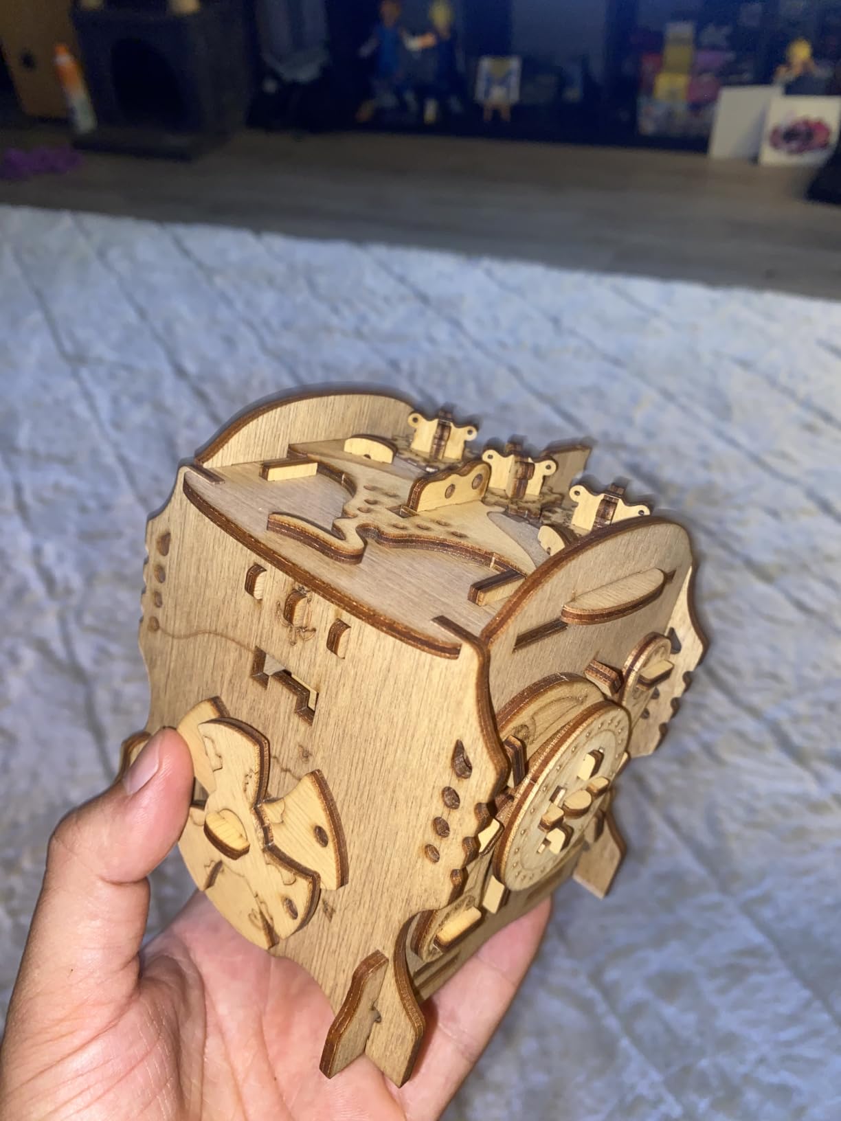 iDventure Cluebox Cambridge Labyrinth, Brain Teaser Puzzle Box for Adults | Marble Labyrinth Wooden Escape Room Puzzle, Logic Challenges, Secret Locks, Smart Gift for Men and Puzzle lovers, 3D Puzzle customer photo 1