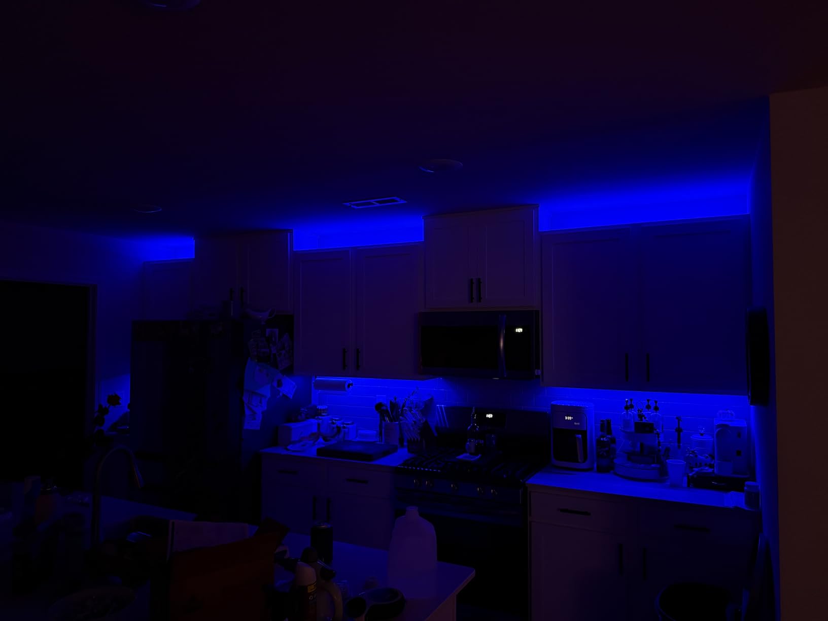 maylit 10 PCS 20in Smart RGB Under Cabinet Lights Kit | Works with Alexa & Google Assistant, App Remote Control, Music Sync, Timer, Dimmable, Ten 20in Bars customer photo 2
