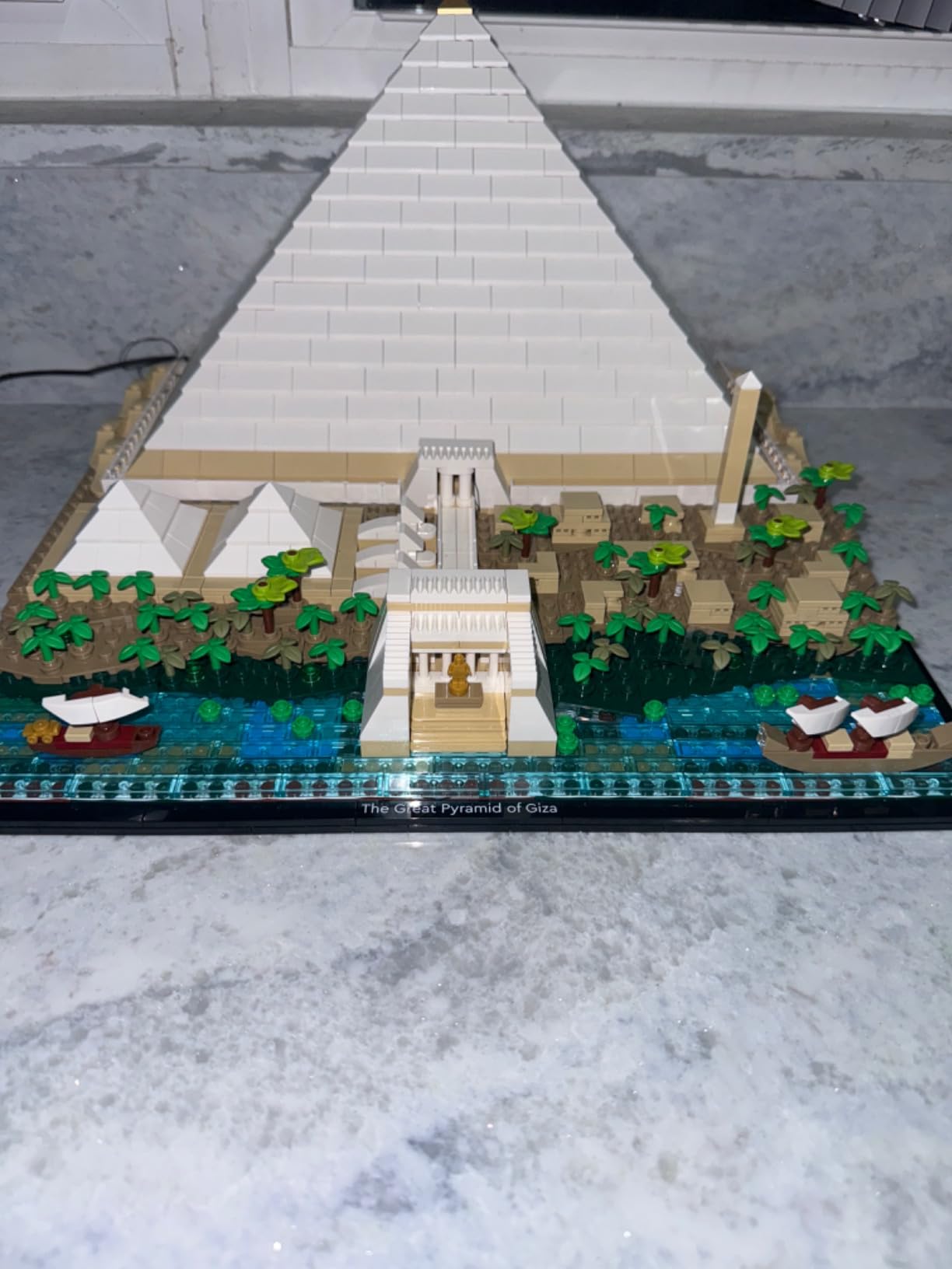 Architecture Great Pyramid of Giza Set 21058, Home Décor Model Building Kit, Creative DIY Activity, Famous Landmarks Collection customer photo 1