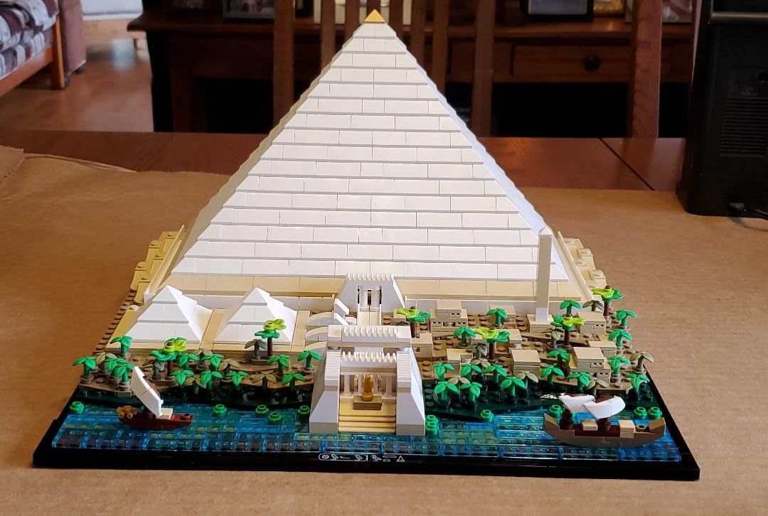 Architecture Great Pyramid of Giza Set 21058, Home Décor Model Building Kit, Creative DIY Activity, Famous Landmarks Collection customer photo 2