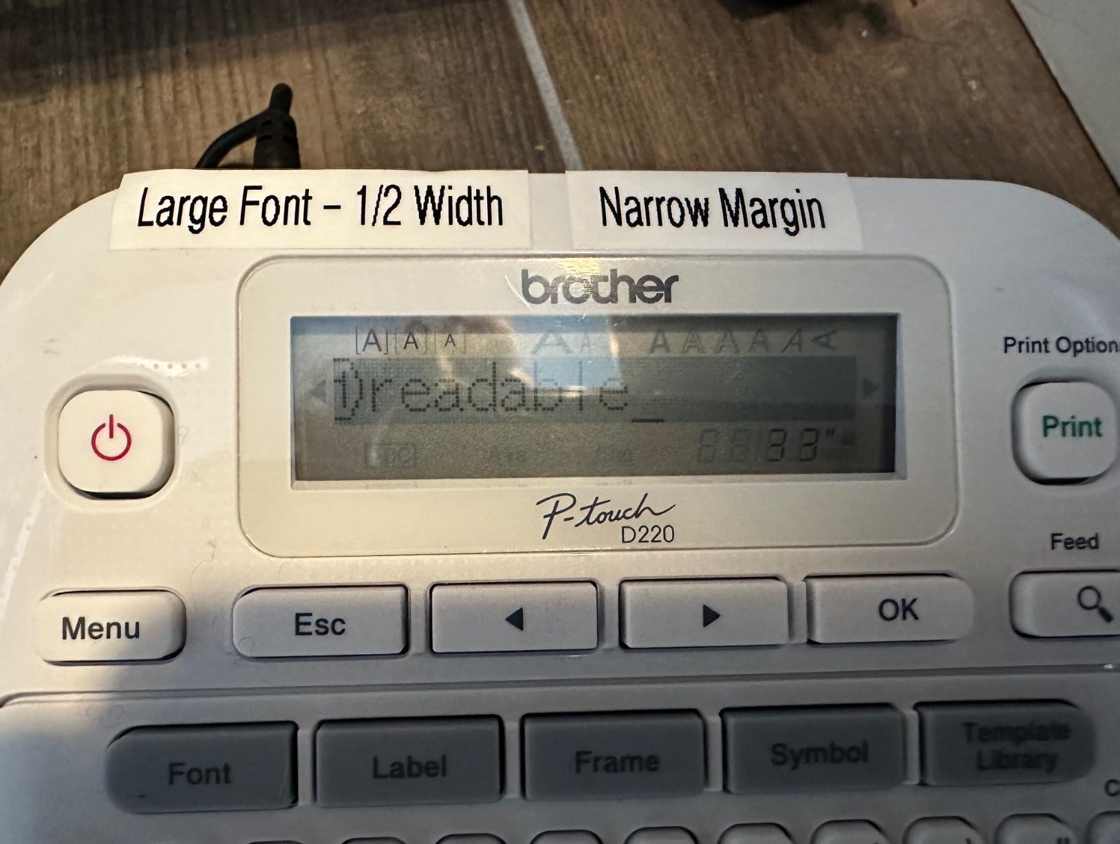 Brother P-Touch PTD220 Home/Office Everyday Label Maker | Prints TZe Label Tapes up to ~1/2 inch White customer photo 1