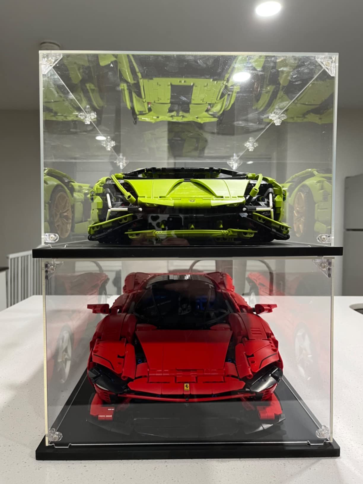 Acrylic Display Case Compatible for LEGO Lamborghini Sián FKP 37 #42115, Dustproof Display Case (Case Only) (Lego Sets are NOT Included) customer photo 1