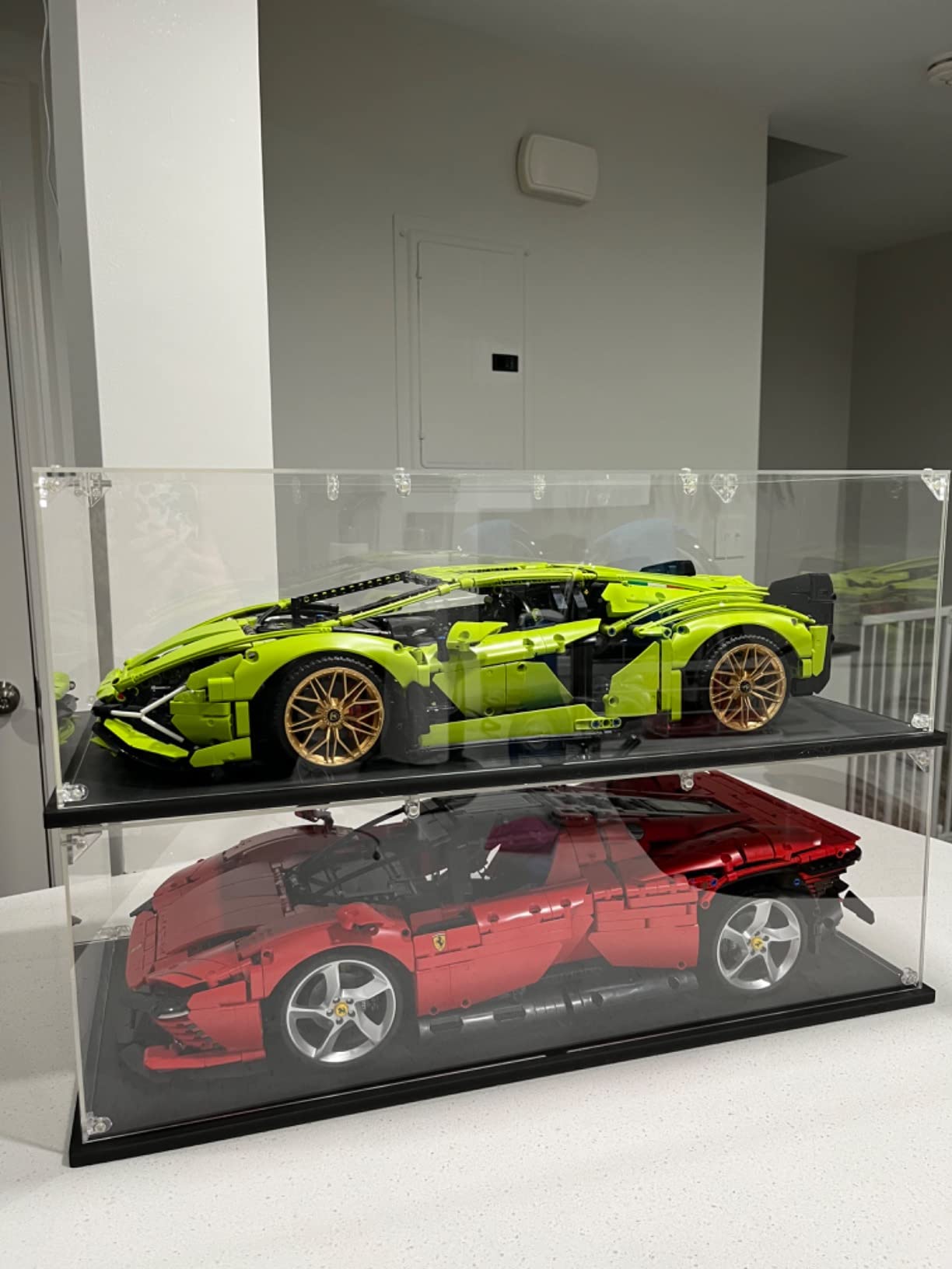 Acrylic Display Case Compatible for LEGO Lamborghini Sián FKP 37 #42115, Dustproof Display Case (Case Only) (Lego Sets are NOT Included) customer photo 2