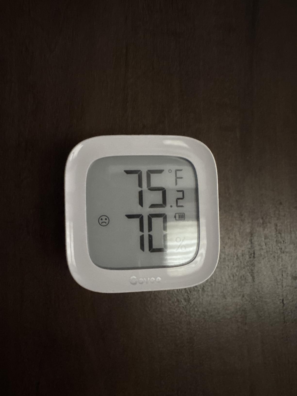 Govee WiFi Thermometer Hygrometer H5103 with Electronic Ink Display | Temp and humidity monitor with alert, 2.4G WiFi & Bluetooth, 2-yr data export. For bedroom, wine cellar, basement customer photo 2