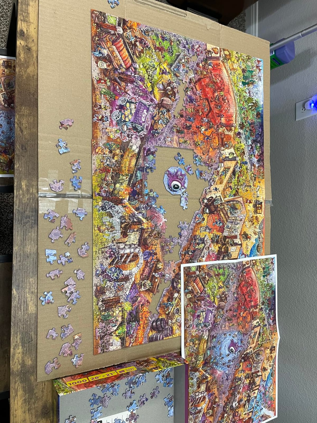 The Puzzled Patron - 1000-Piece Puzzle by Magic Puzzle Company - Series 3 | Original handmade art full of tiny details. Mind-blowing magical ending. Dozens of hidden secrets. No AI. No puzzle dust. customer photo 2