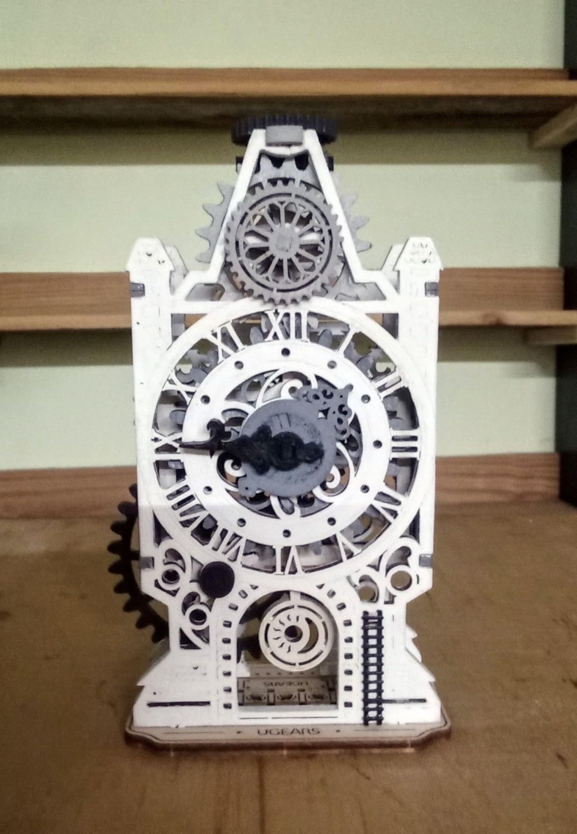 UGEARS Old Clock Tower 3D Wooden Puzzles for Adults - Wooden Model Kits for Adults Clock Kit for Do It Yourself Wood Building Kit for Adult Mechanical Puzzle Brain Teaser, Hobby Set customer photo 1