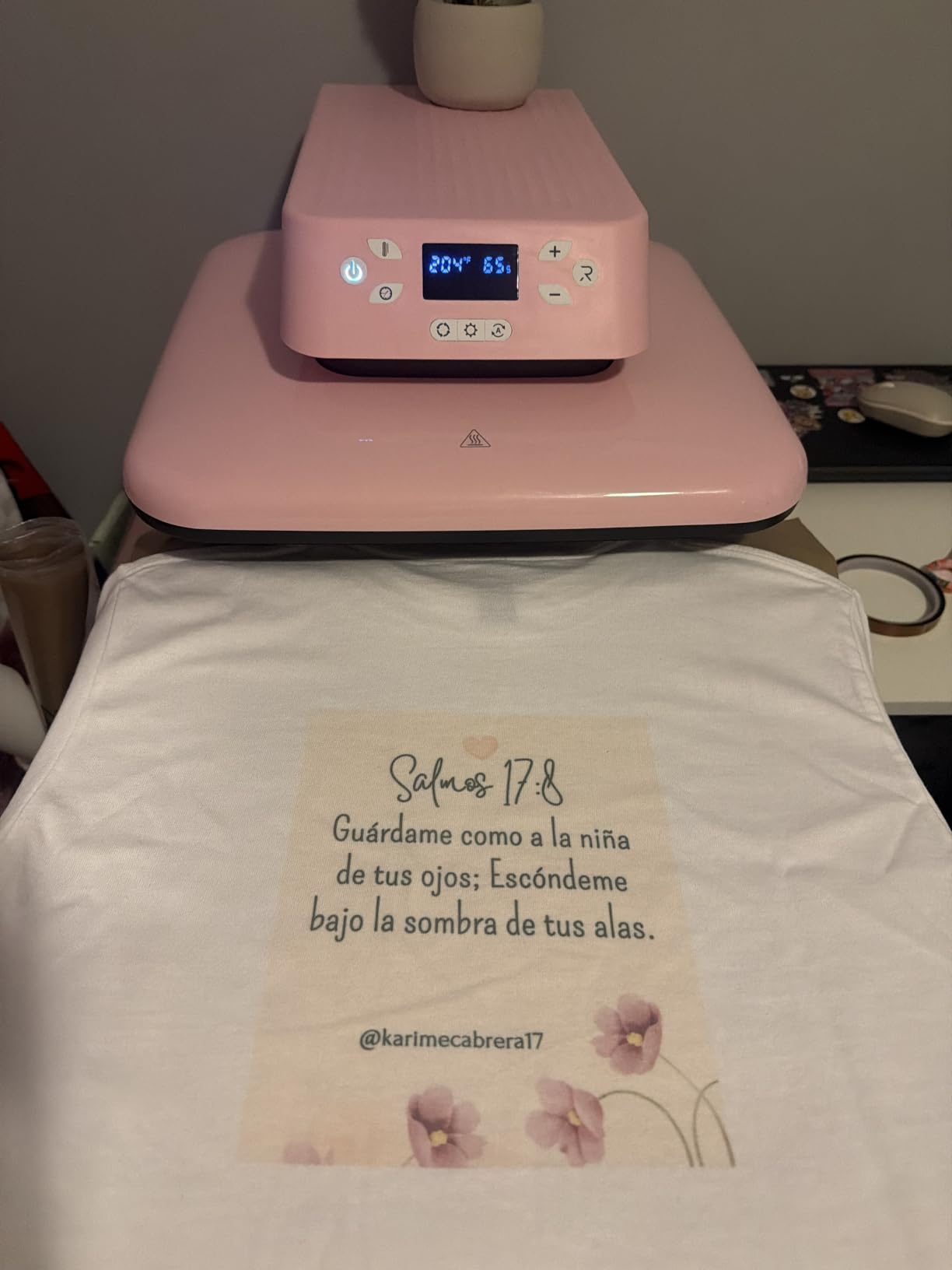 HTVRONT Auto Heat Press Machine - Smart T Shirt Press for Sublimation | Auto Press & Release, 15x15 Professional Heat Press for Sublimation, Heat Transfer Projects customer photo 1