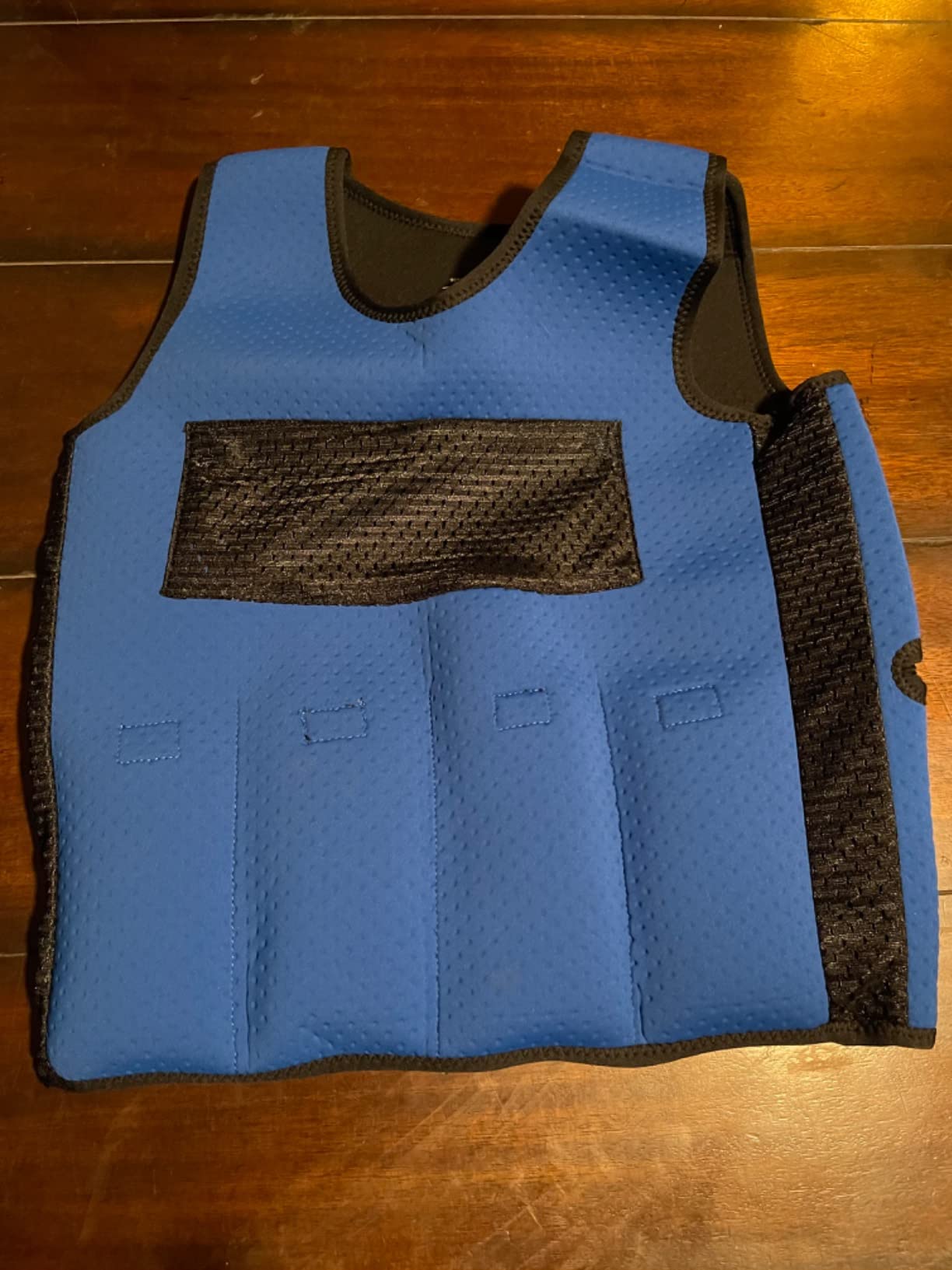 Ted Kangaroo Weighted Vest for Kids Sensory Compression Vest Deep Pressure Comfort (Blue) customer photo 1