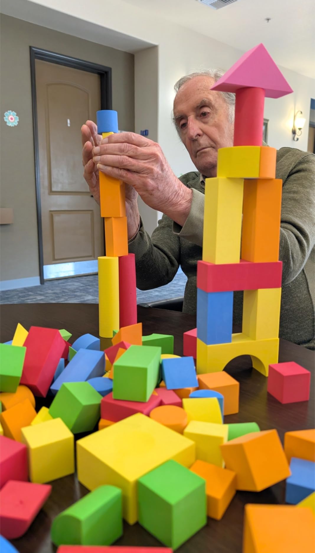 Foam Blocks for Toddlers, 138 Pieces EVA Soft Stacking Building Blocks Toy | Early Learning Construction Toys & Gifts for Kids, Boys & Girls 18+ Months 1-3 Years, Preschool Activities customer photo 1