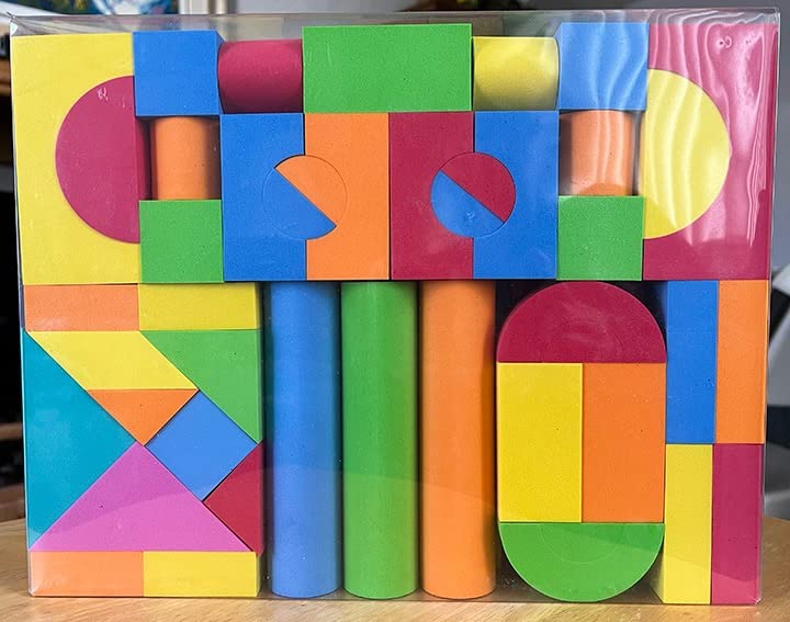 Foam Blocks for Toddlers, 138 Pieces EVA Soft Stacking Building Blocks Toy | Early Learning Construction Toys & Gifts for Kids, Boys & Girls 18+ Months 1-3 Years, Preschool Activities customer photo 2