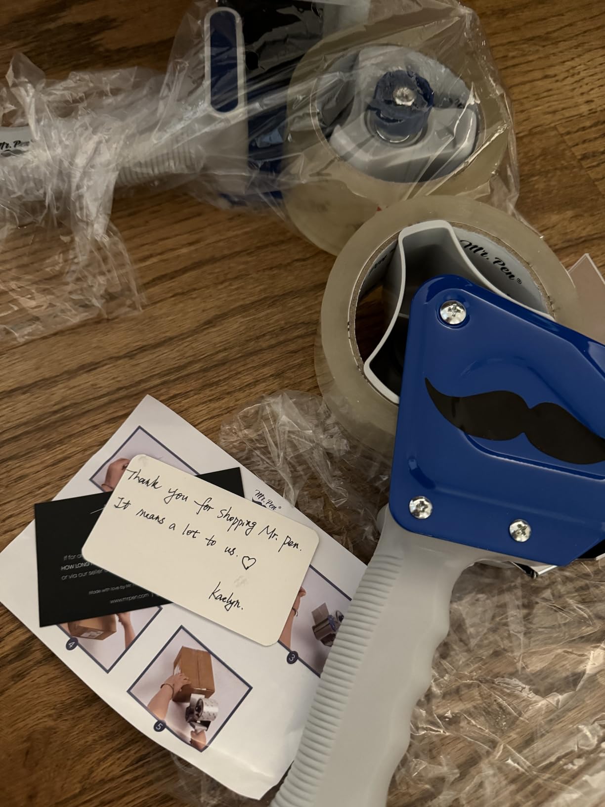 Mr. Pen- Heavy Duty Packing Tape Dispenser Gun, 2 Inch | 2 Pack with 2 Clear Tape Rolls, Handheld Tape Gun for Moving, Shipping, Sealing Boxes & Packaging customer photo 1