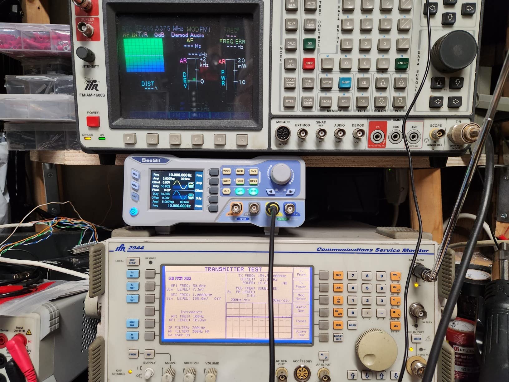 SEESII Dual-Channel DDS Signal Generator Counter 80MHz, Arbitray Waveform customer photo 2