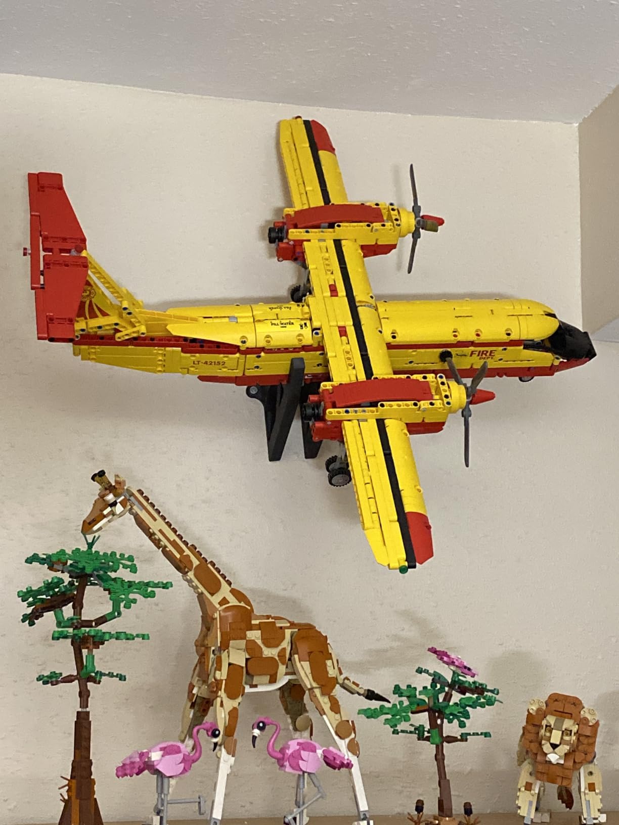 Technic Firefighter Aircraft Building Toy, Model Airplane Set 42152, with Authentic Fire Rescue Details, Engineering Fire Plane Fun for Boys, Girls, and Kids Ages 10+ Years Old, Airplane Gift customer photo 1