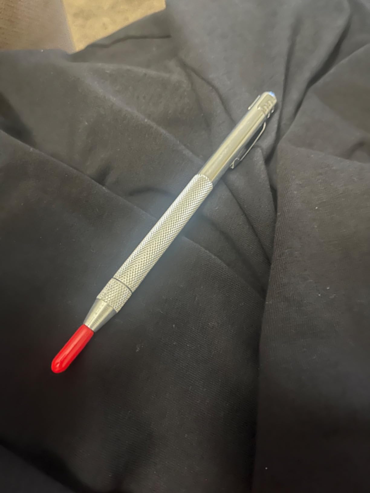 2Pcs Tungsten Carbide Tip Scriber With 12 Replacement Marking Tip, Aluminium Magnet Carbide Scribe Tool Etching Pen With Clip, Metal Engraving Pen for Glass / Ceramics / Hardened Steel / Metal Sheet customer photo 1