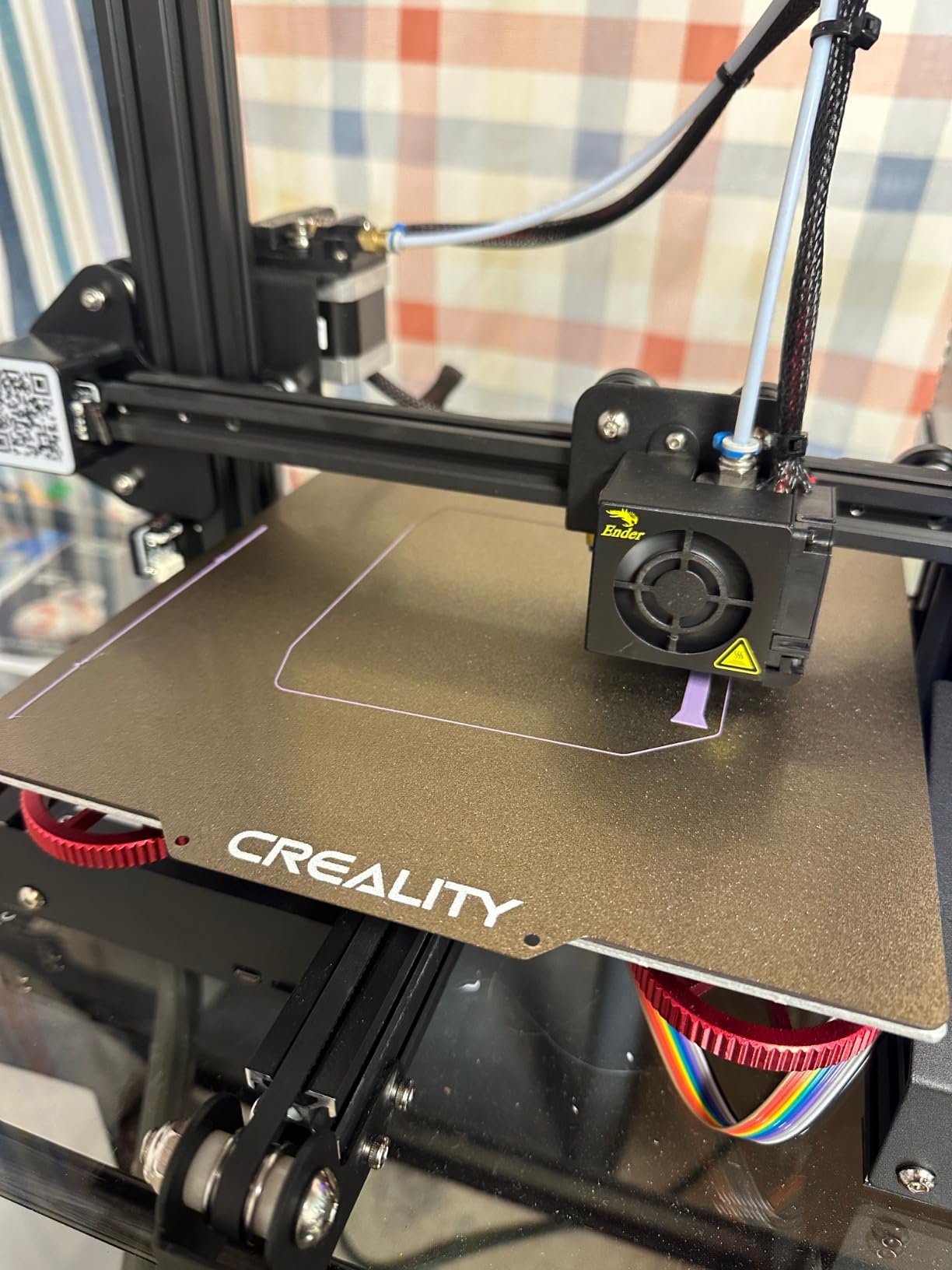 Creality Official PEI Plate with Adhesive for Ender 3/Ender 3 Pro/Ender 3 V2/Ender 3 S1/Ender 3 S1 Pro/Ender 3 Neo/Ender 3 V2 Neo/Ender 5/Ender 5 Pro, 265x250x8mm customer photo 1