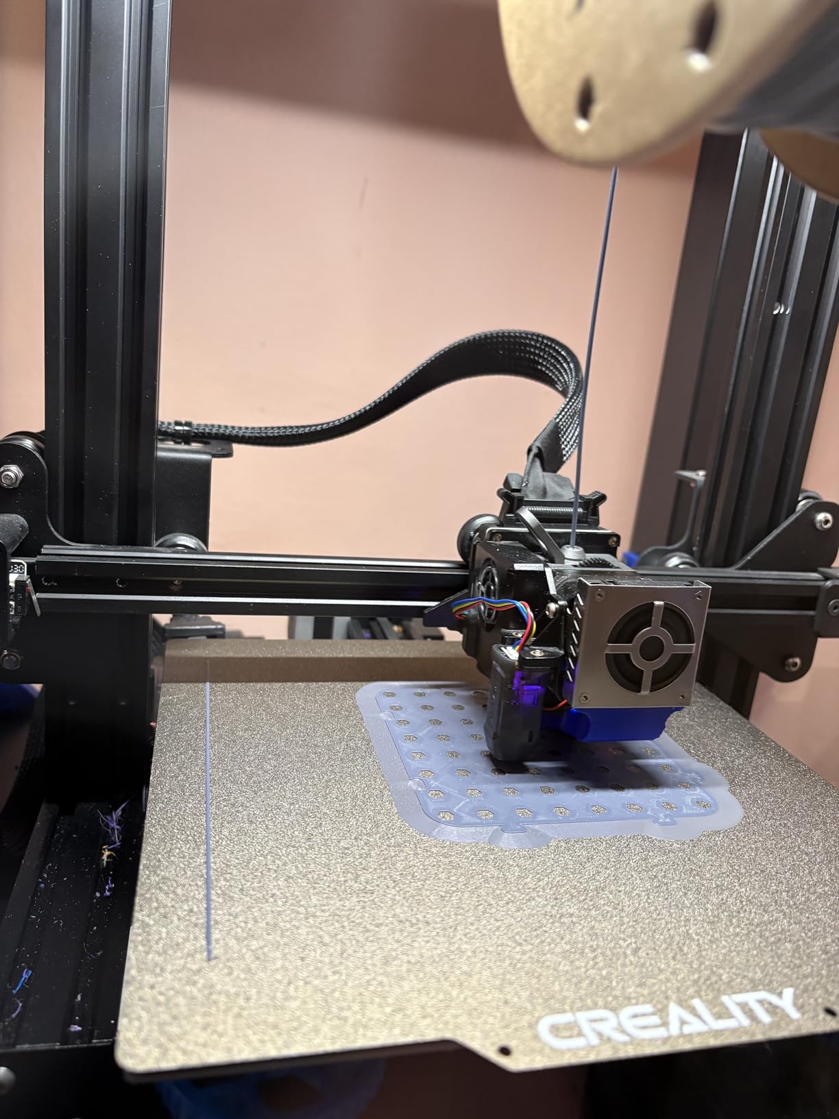 Creality Official PEI Plate with Adhesive for Ender 3/Ender 3 Pro/Ender 3 V2/Ender 3 S1/Ender 3 S1 Pro/Ender 3 Neo/Ender 3 V2 Neo/Ender 5/Ender 5 Pro, 265x250x8mm customer photo 2