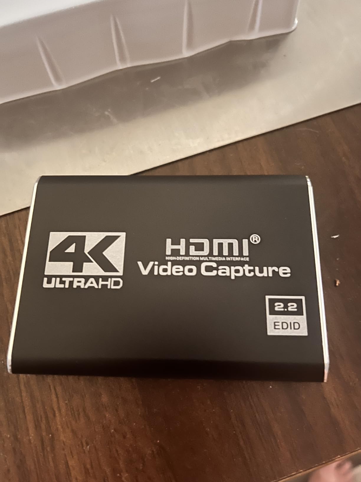 Capture Card 4K HDMI Video Streaming to USB 3.0 1080P 60FPS Capture Device, Audio Video Capture, 4K HDMI Loop-Out, Work for PS5/PS4/Switch/Xbox/PC/Camera/OBS, Game Screen Recorder Streaming Equipment customer photo 1