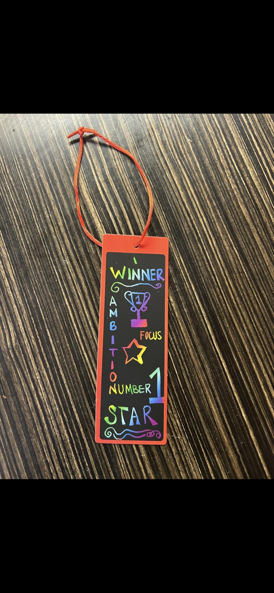 Winlyn 48 Sets 6 Styles Magic Color Scratch Bookmarks Craft Kits Rainbow Scratch Paper Art Sets for Kids Students Party Favors DIY Bookmarks Bulk with Scratching Tools Ribbons for Classroom Activities customer photo 1