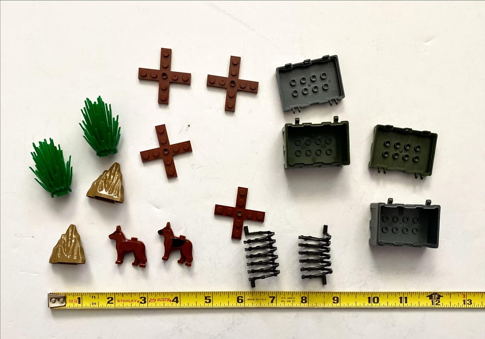 Medieval Weapons Pack for Knight Figures Ancient Kingdom Military Soldier Castle Equipment and Toy Block Kit Compatible with Major Brand | Spears, Hammers, Shields, Swords, Armors, Compatible with Knight Figures, Ancient Military Soldiers, Toy for Kids 4+ customer photo 1