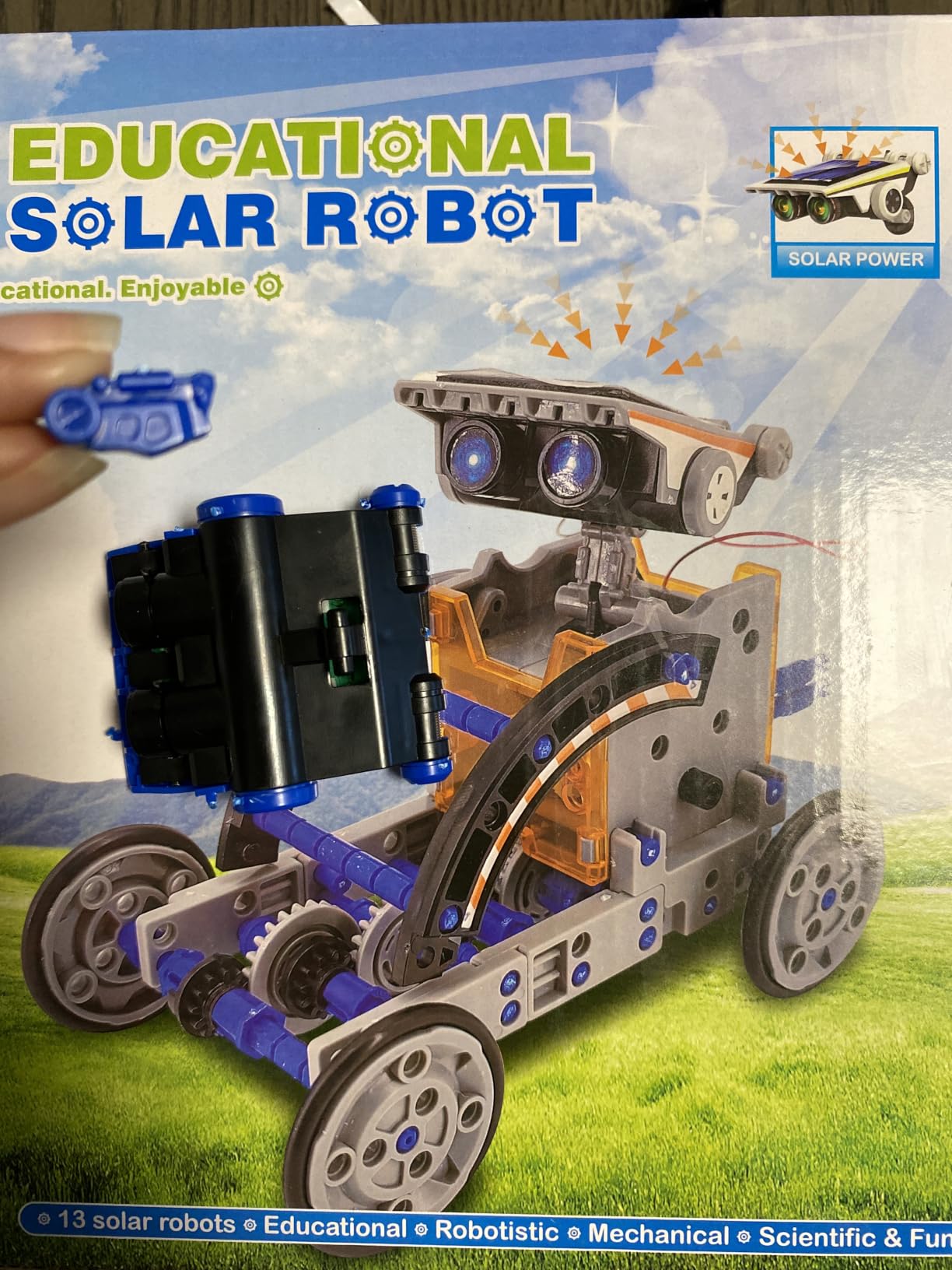 STEM 13-in-1 Education Solar Power Robots Toys for Boys Age 8+ | Educational Toy DIY Science Kits for Kids, Building Experiment Robotics Set customer photo 2
